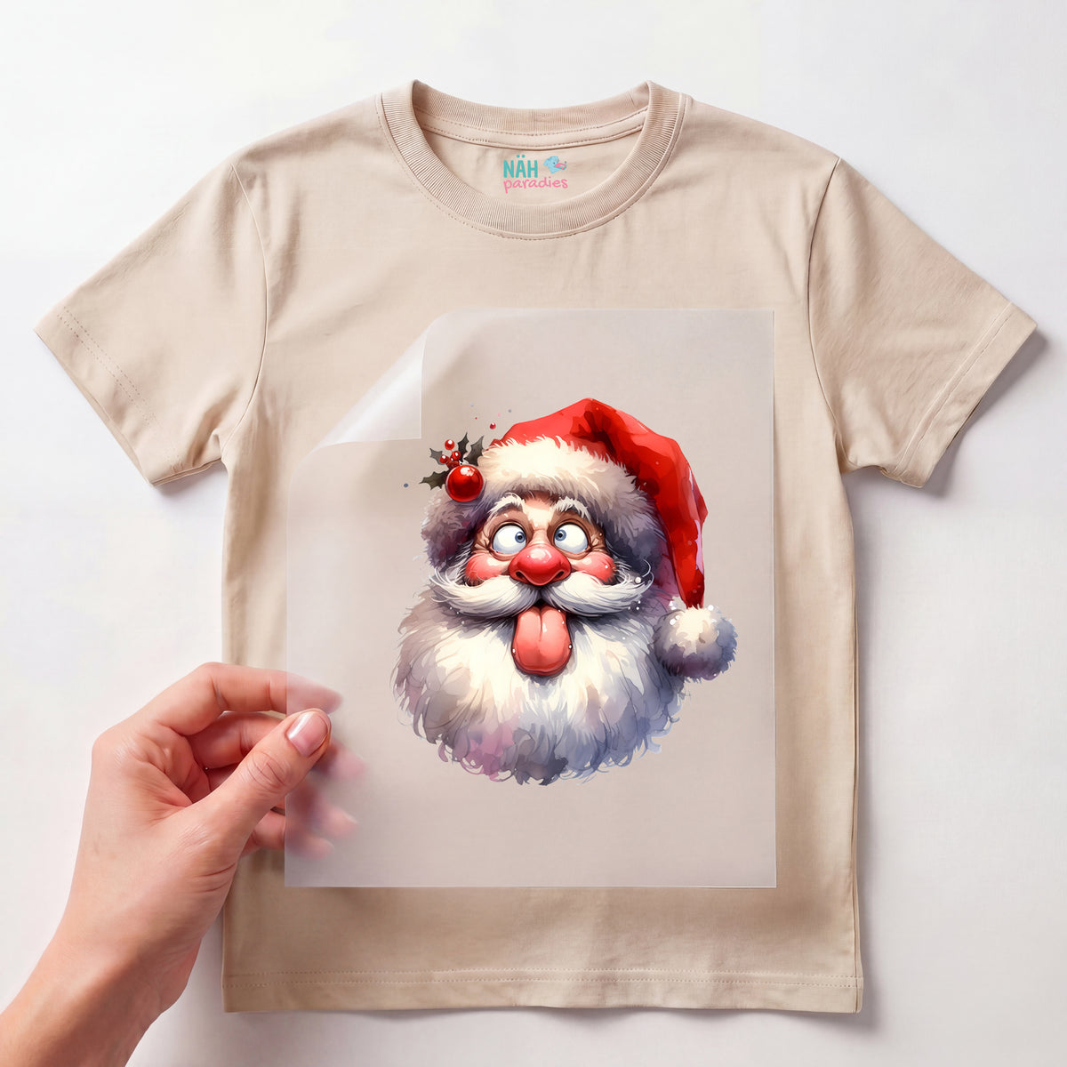 Bügelbild Der freche Weihnachtsgruß