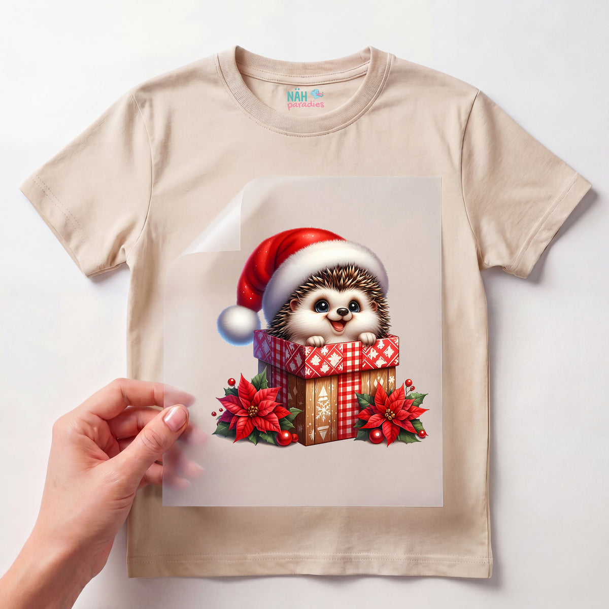 Bügelbild Igel Geschenkefreude