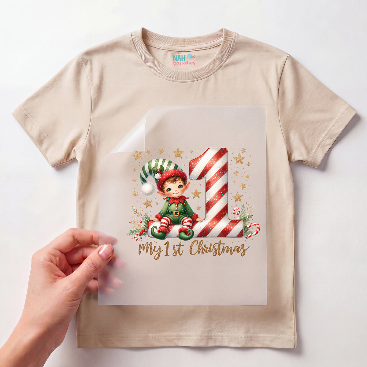 Bügelbild Mein 1. Weihnachten – Weihnachtswichtel