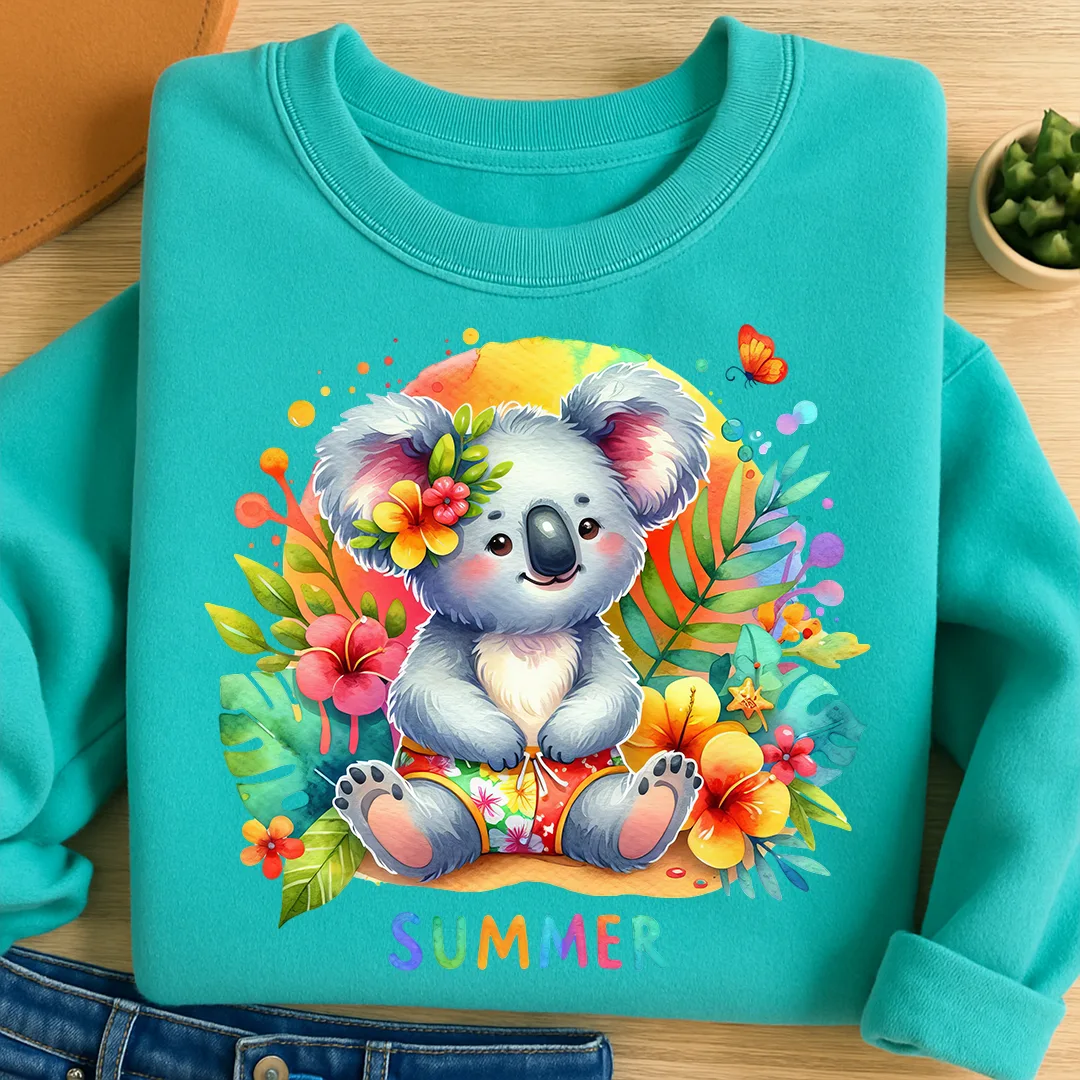 Bügelbild Aloha Koala
