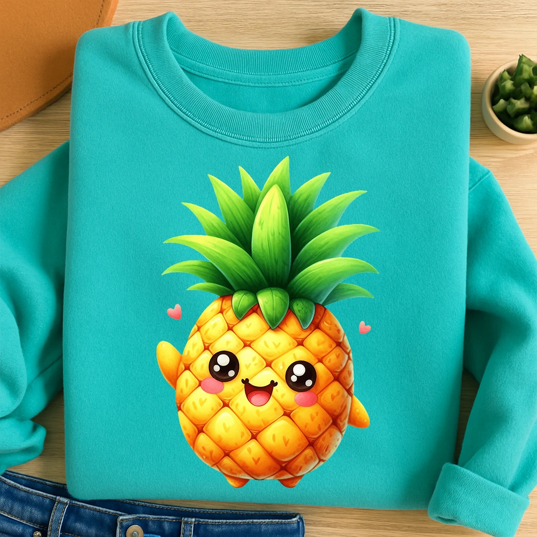 Bügelbild Ananas Fruchtzauber Pina
