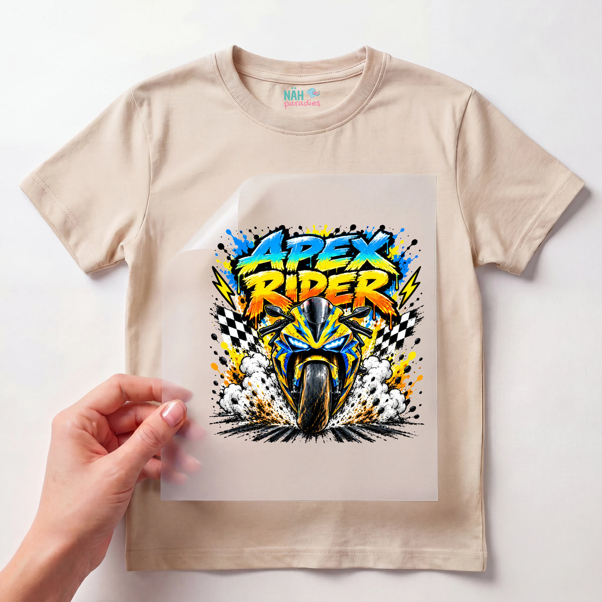 Bügelbild Apex Rider