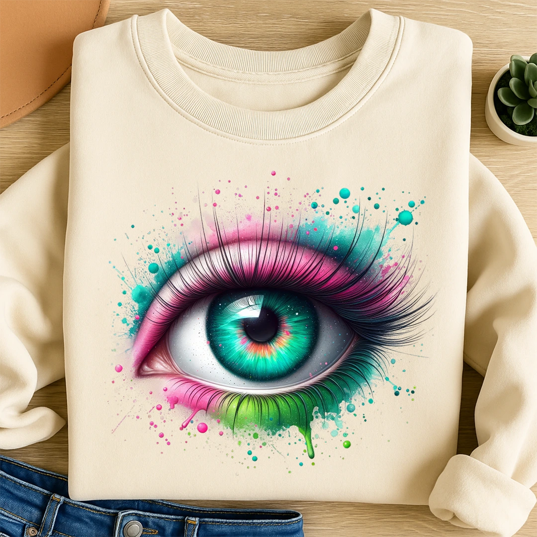 Bügelbild Auge der Fantasie