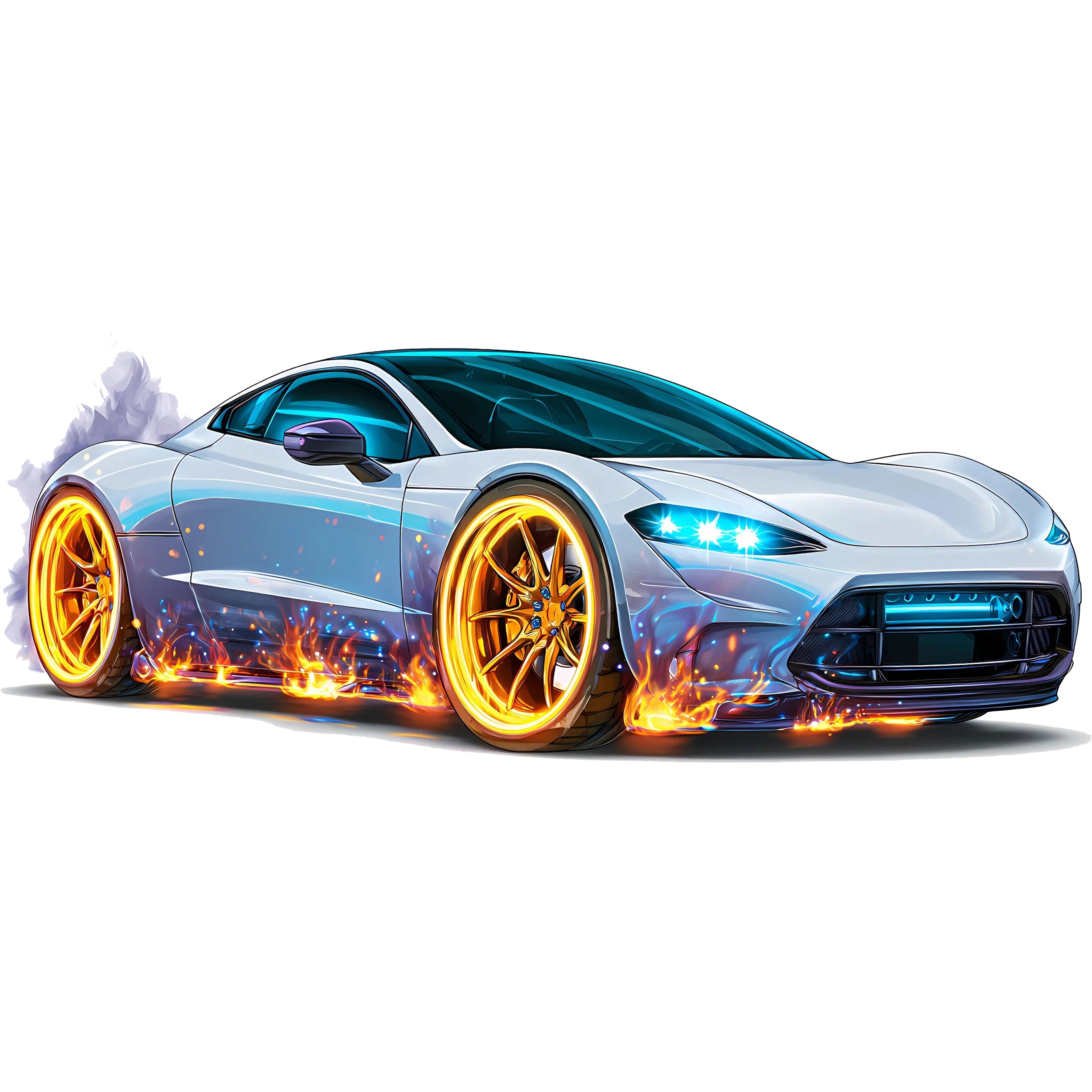 Bügelbild Auto Nightfire Supercar