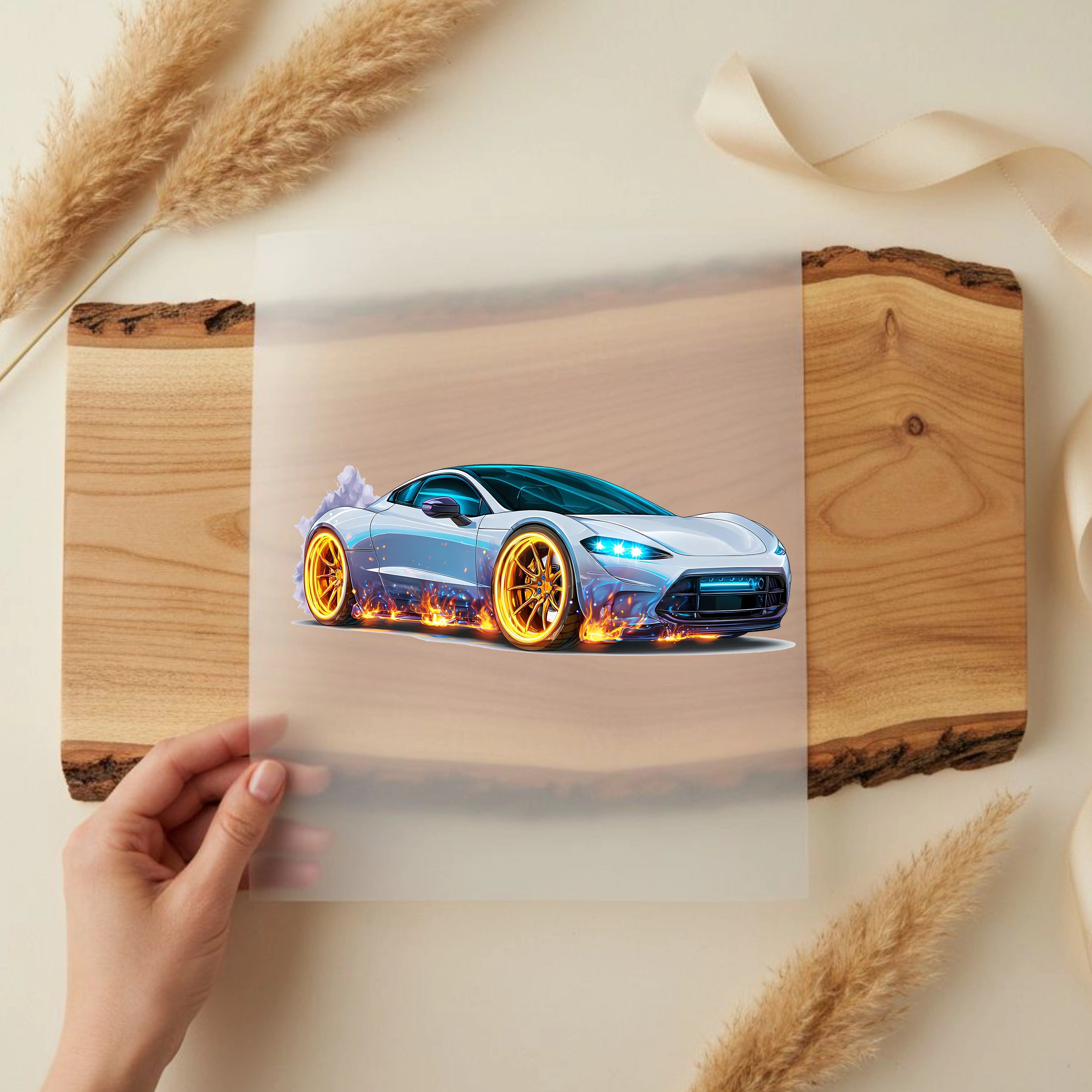 Bügelbild Auto Nightfire Supercar