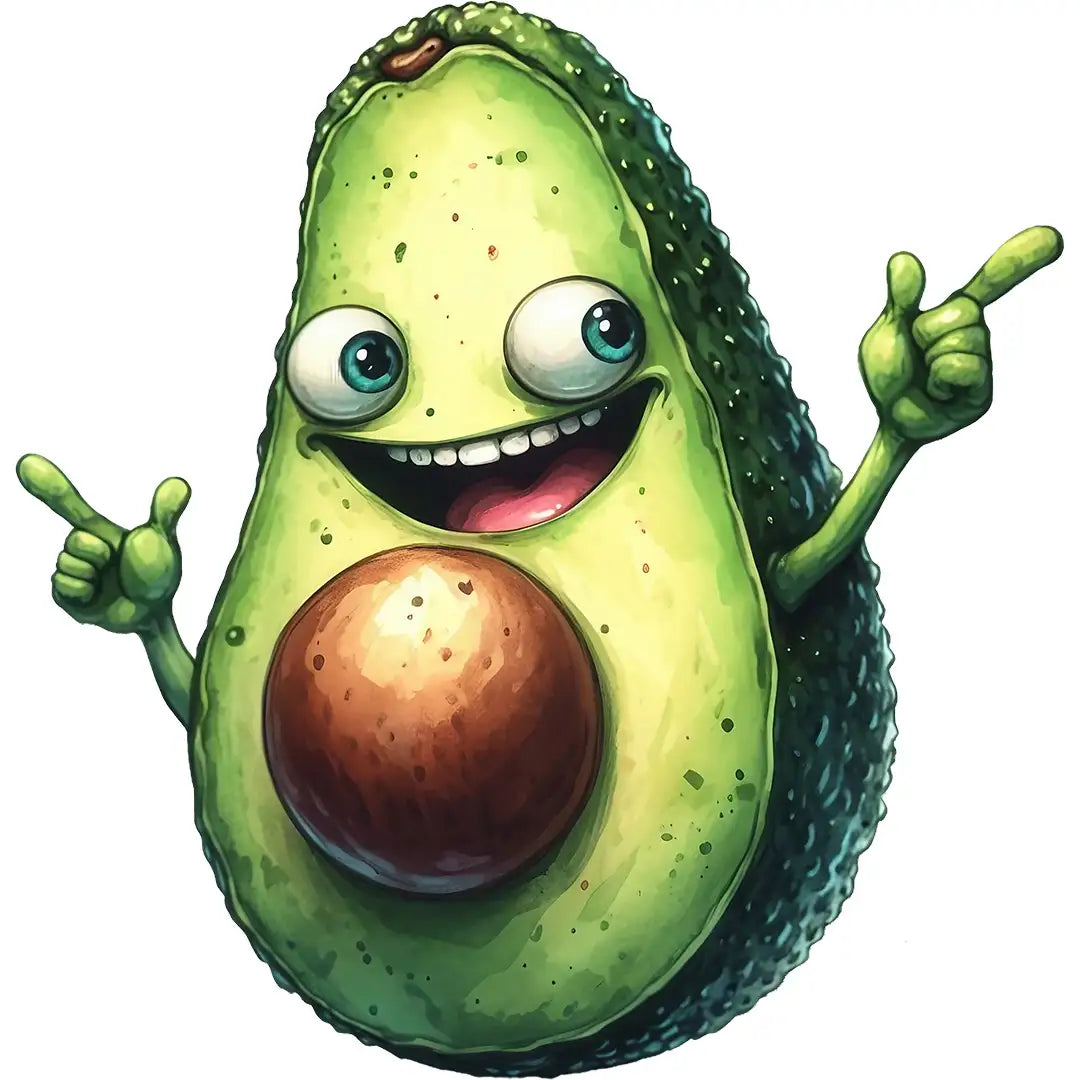 Bügelbild Avocado Mr. Avo - S