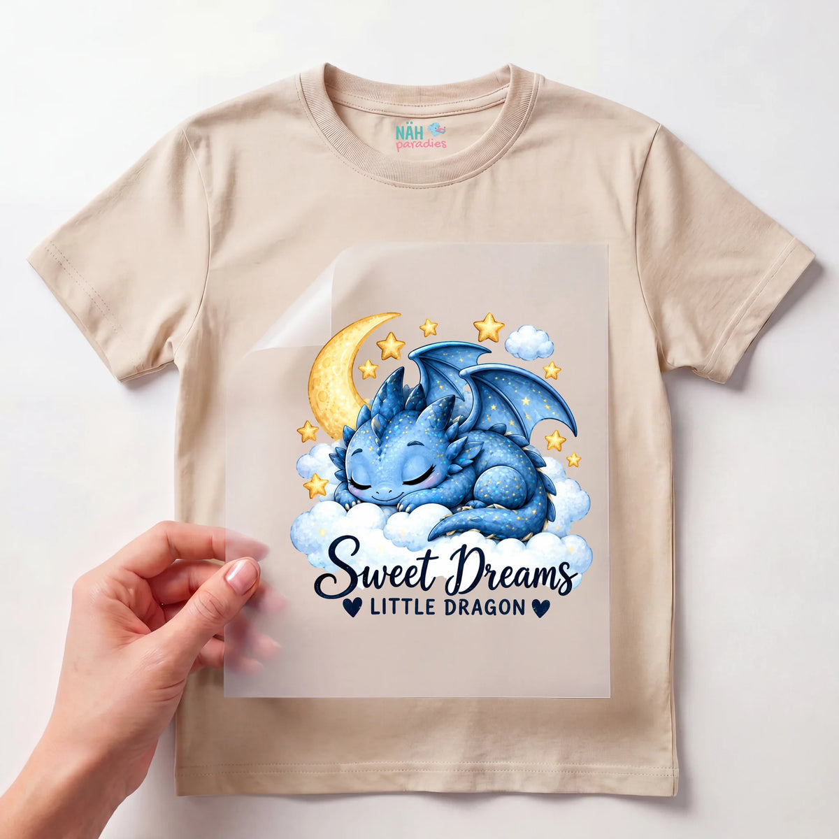 Bügelbild Baby Drache Sweet Dreams Little Dragon