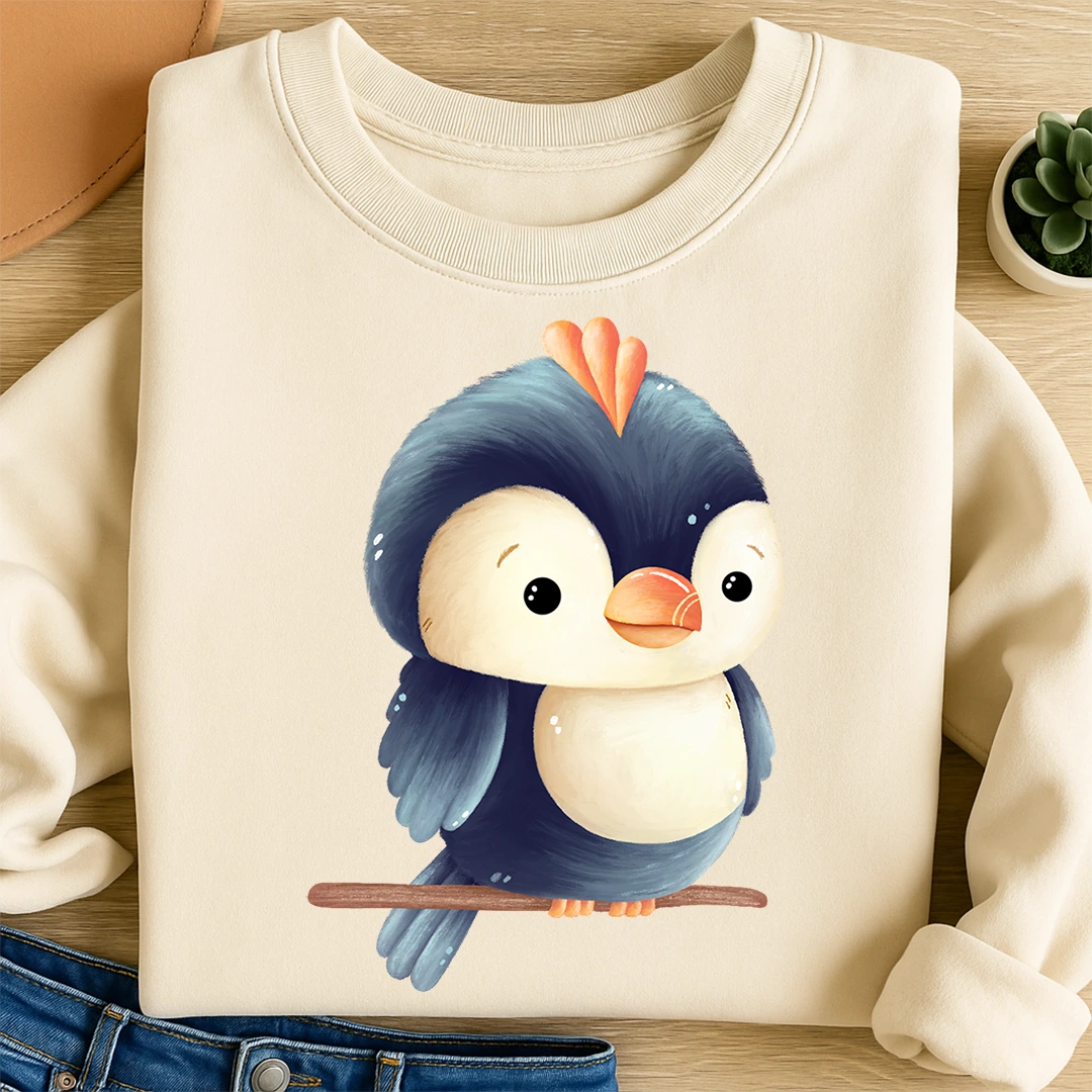 Bügelbild Baby Tukan