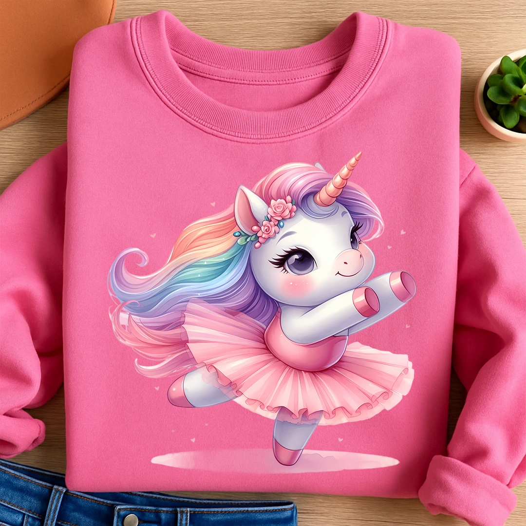Bügelbild Ballett Einhorn