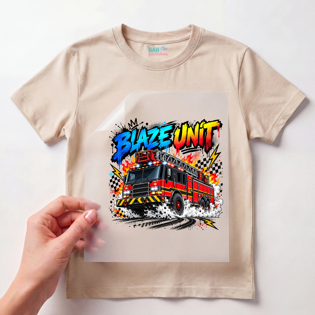 Bügelbild Blaze Unit