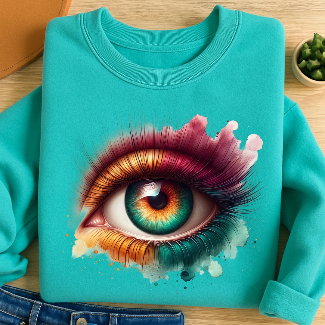 Bügelbild Blick der Farben