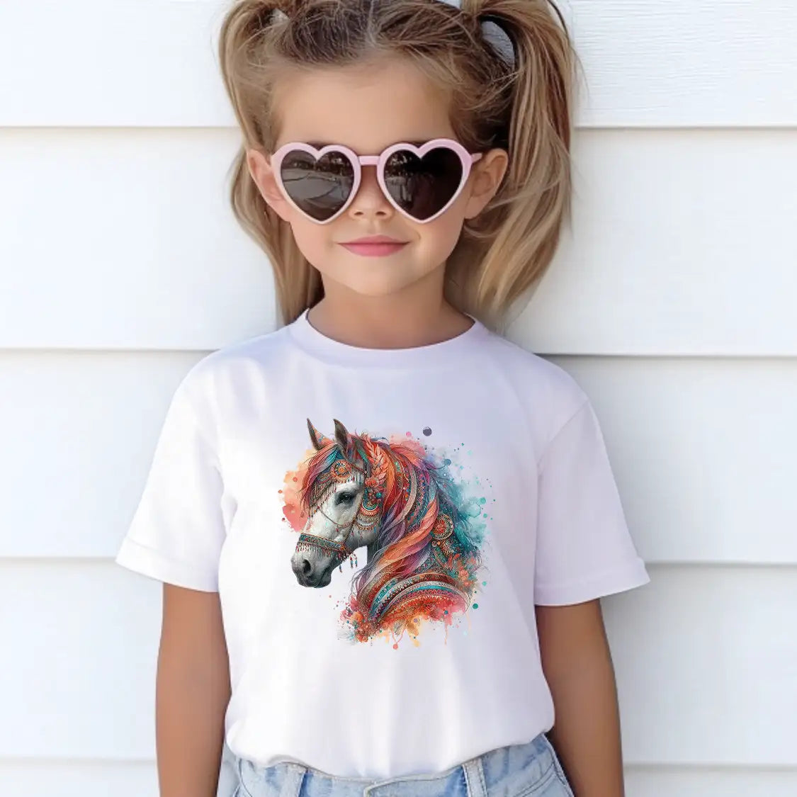 Bügelbild Boho Pferd Colorful Soul