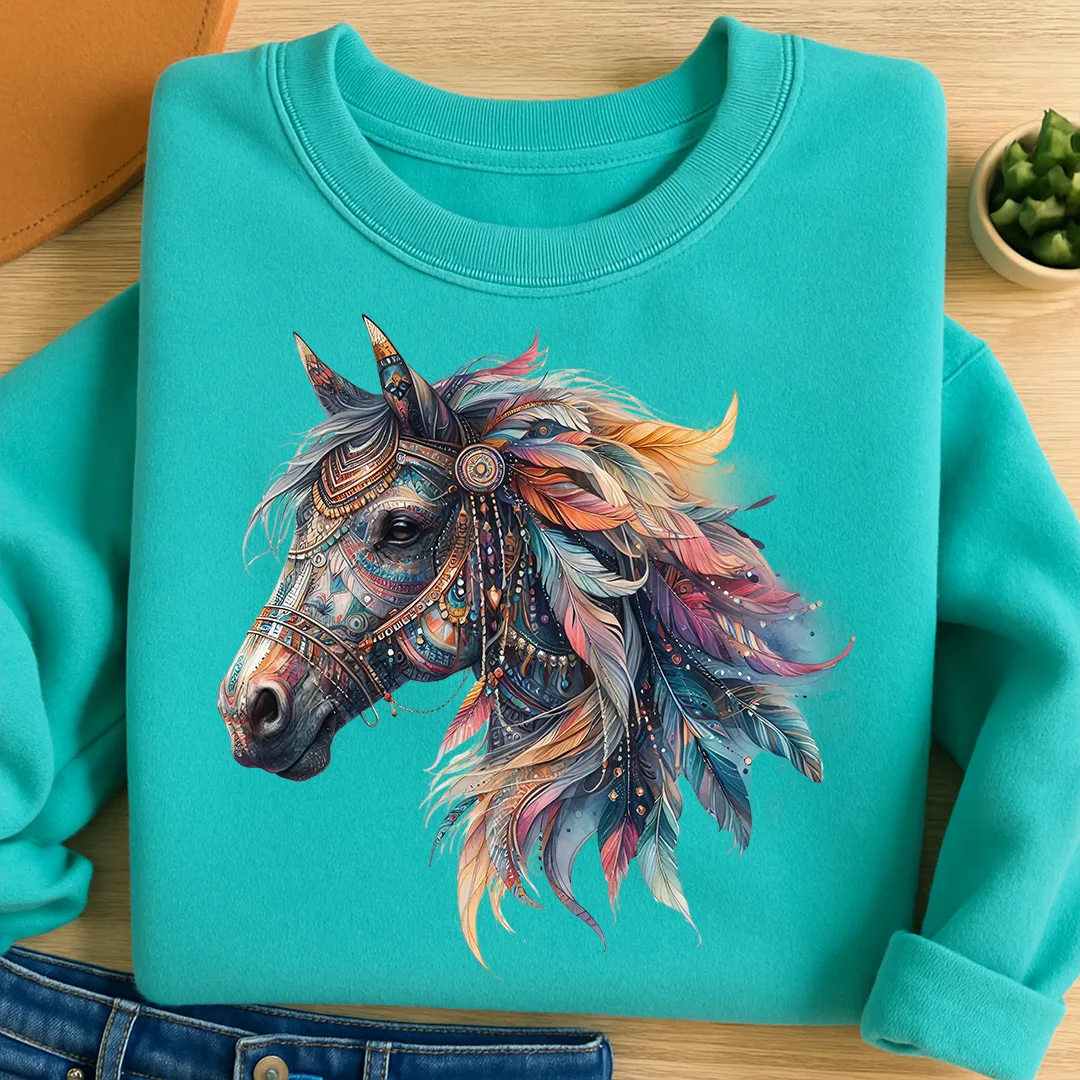 Bügelbild Boho Pferd Mystic Dream