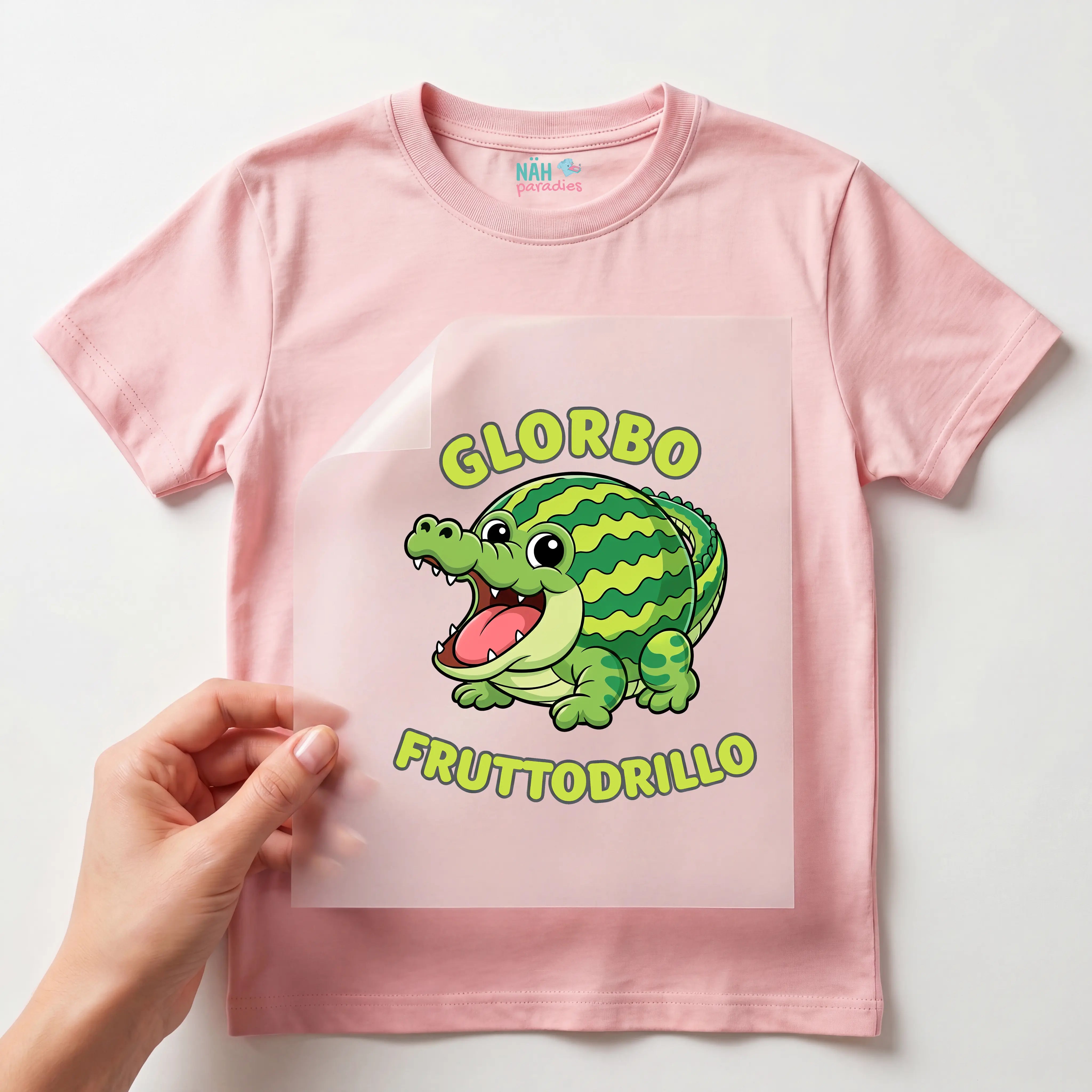 Bügelbild Italian Brainrot Glorbo Fruttodrillo