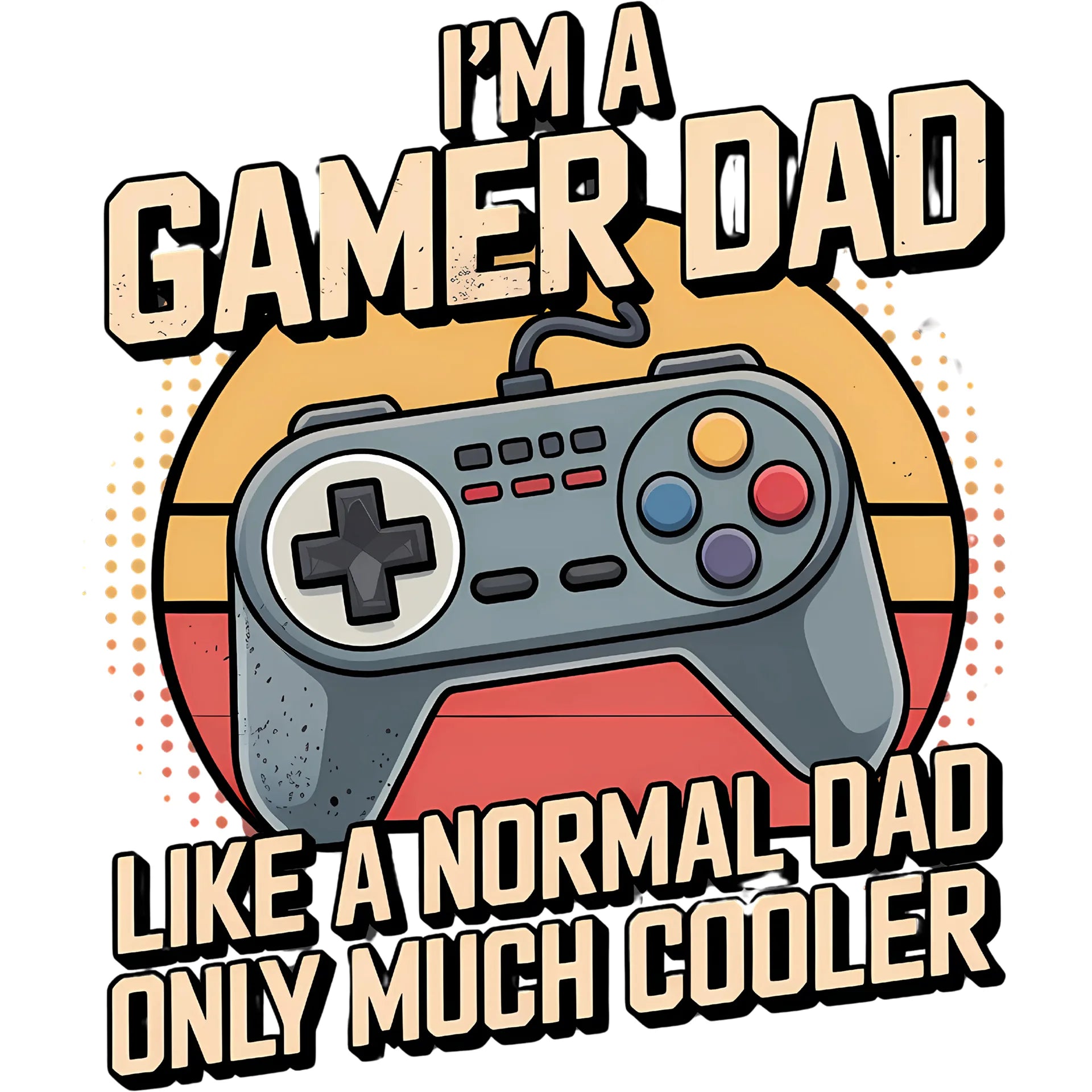 Bügelbild A Gamer Dad - L