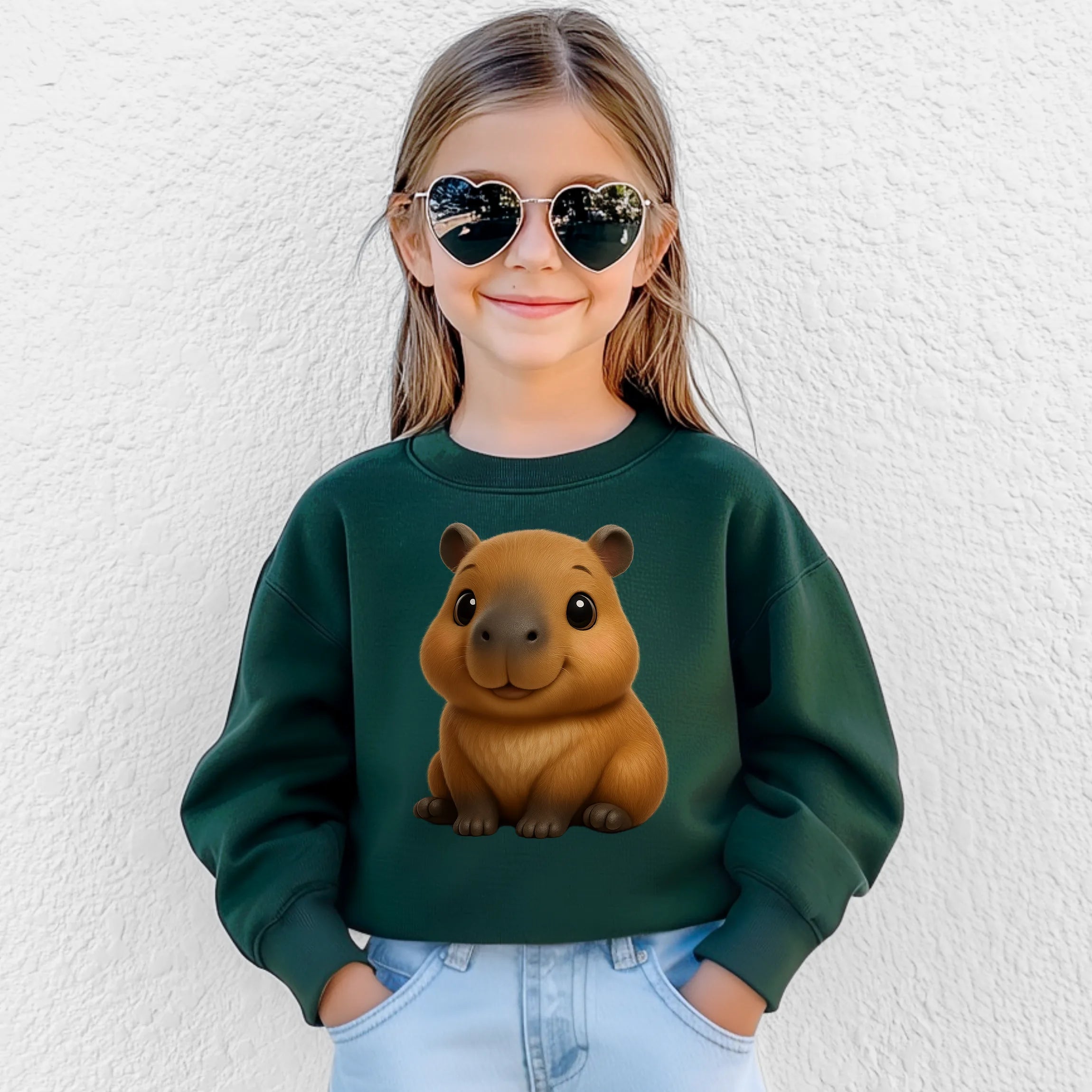 Bügelbild Capybara Knuffelnase - S