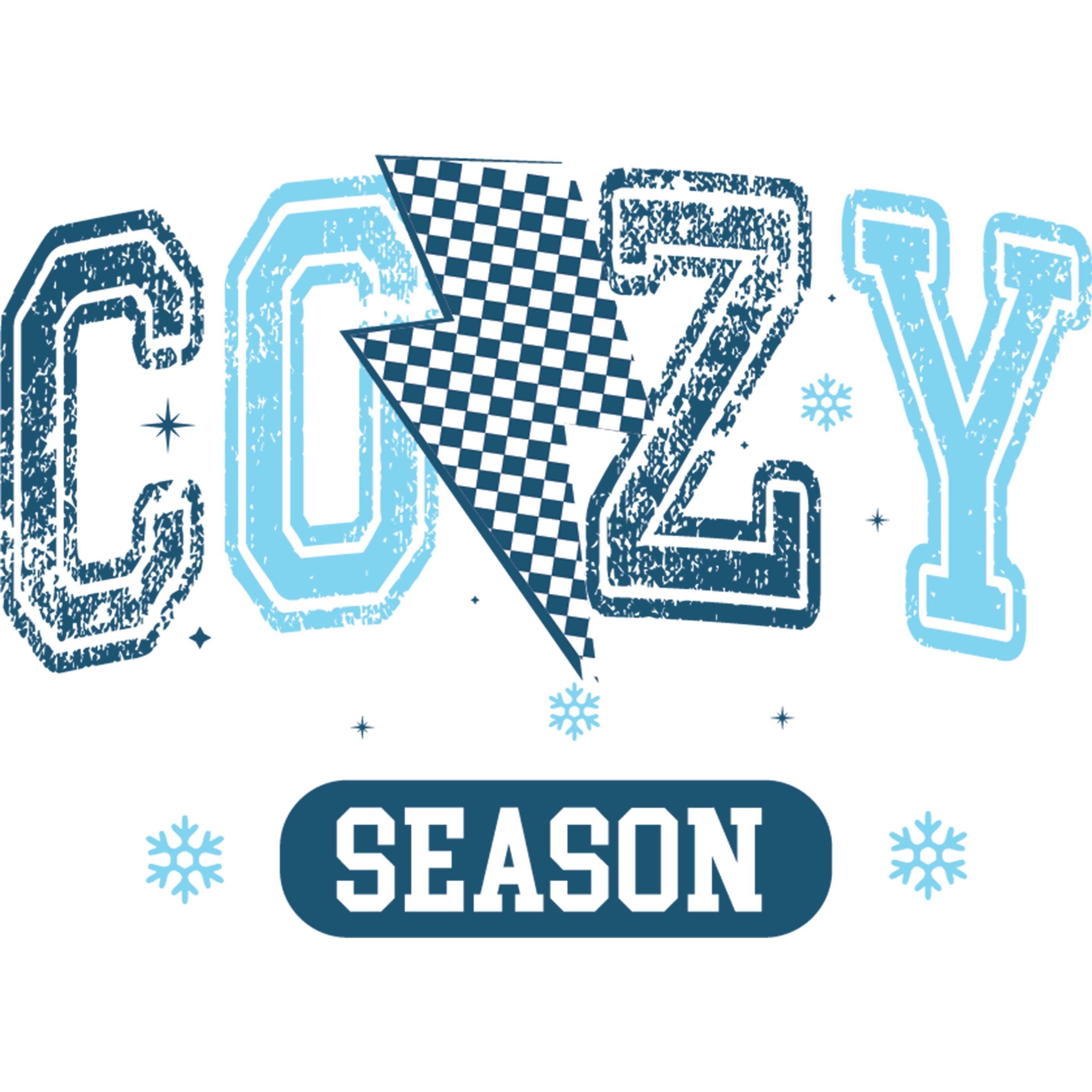 Bügelbild Cozy Season Vintage Frost