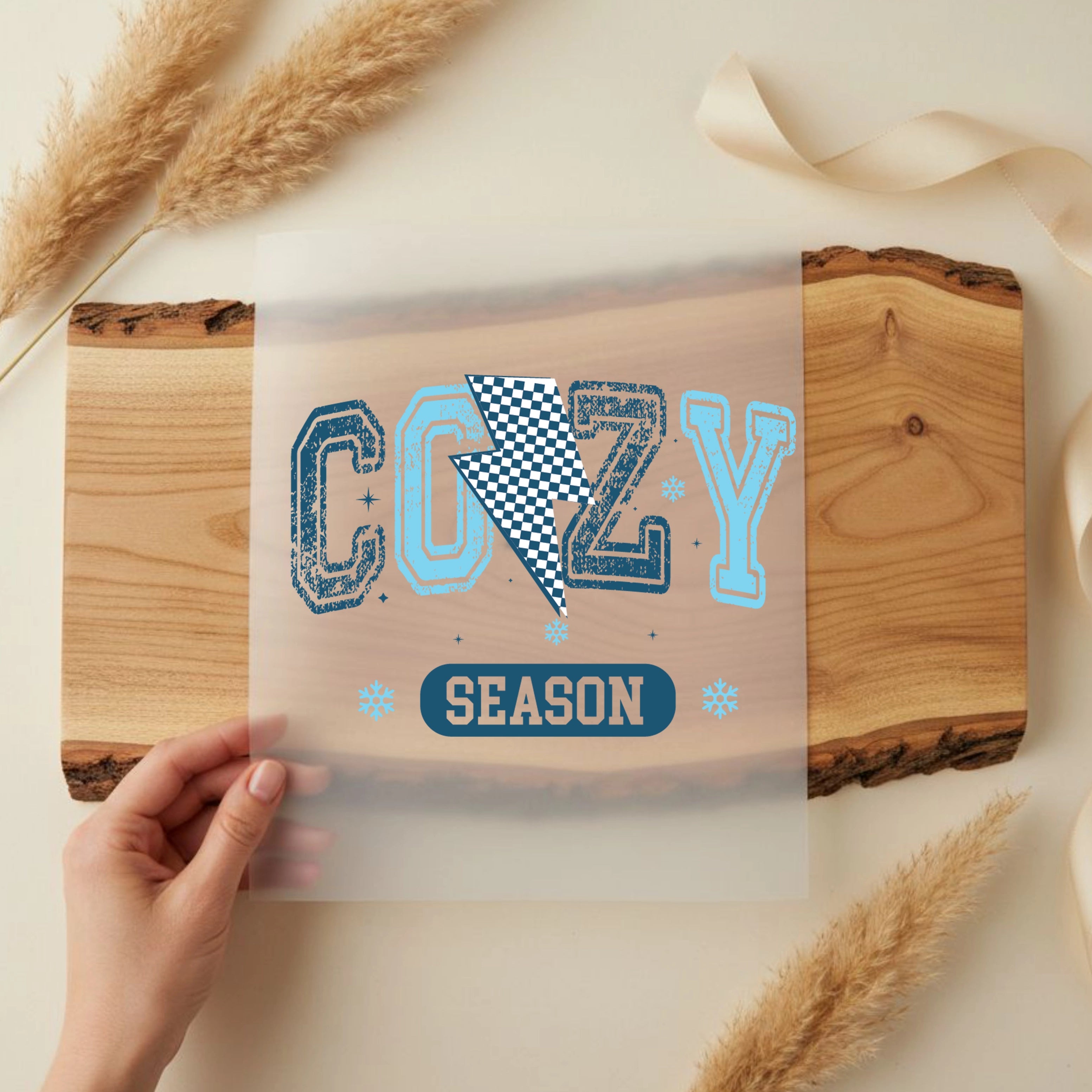 Bügelbild Cozy Season Vintage Frost