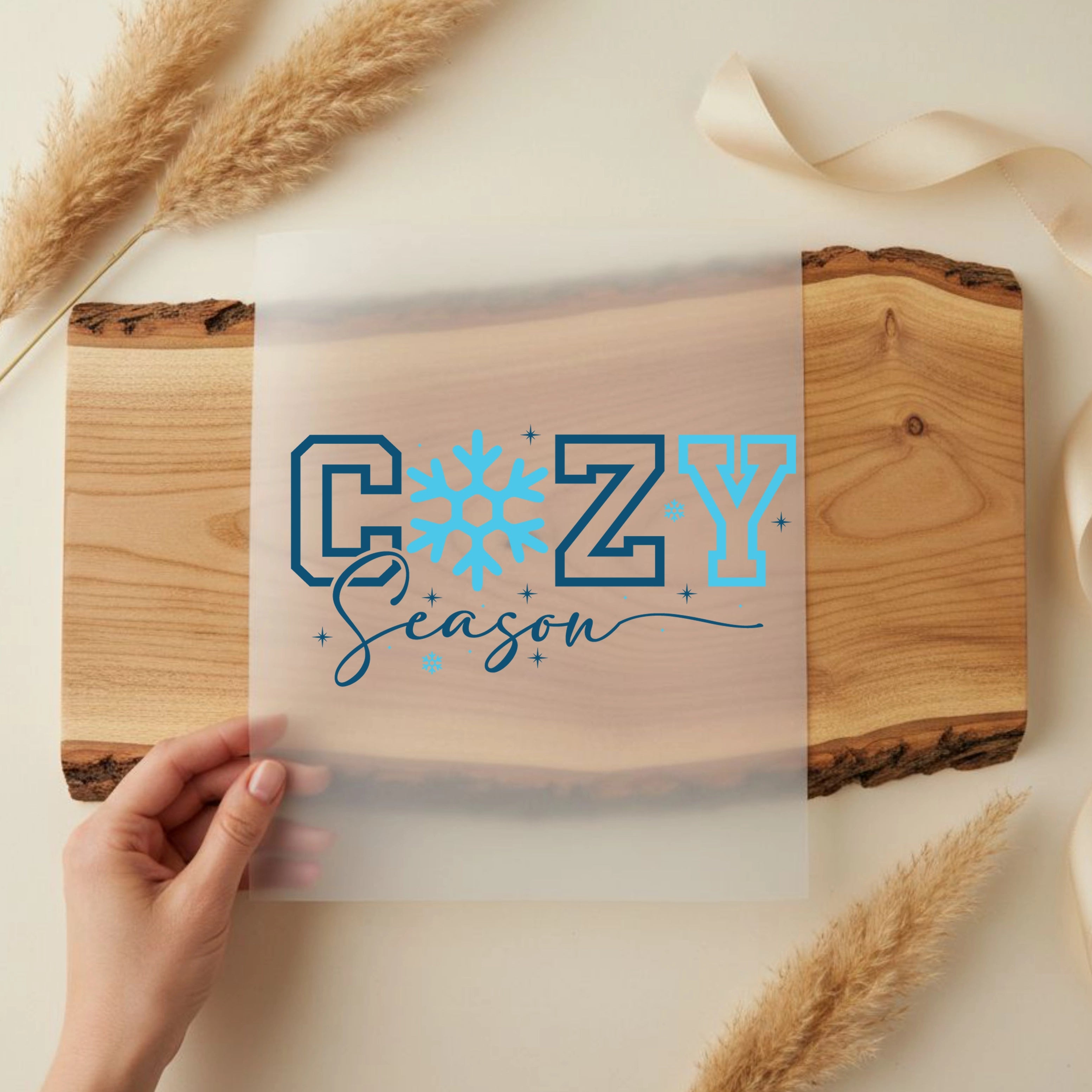 Bügelbild Cozy Season Winterzauber