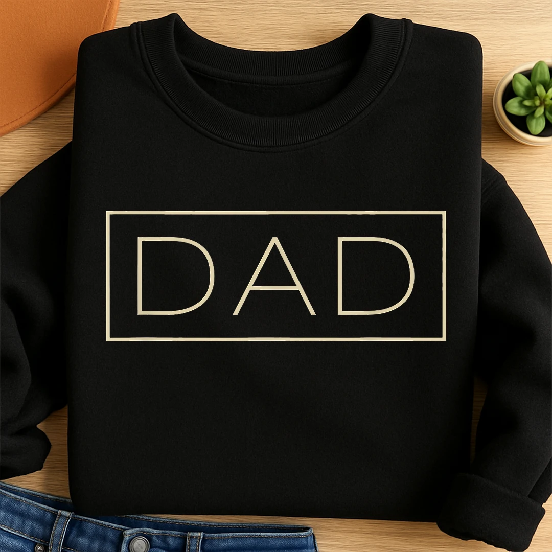 Bügelbild Schriftzug DAD