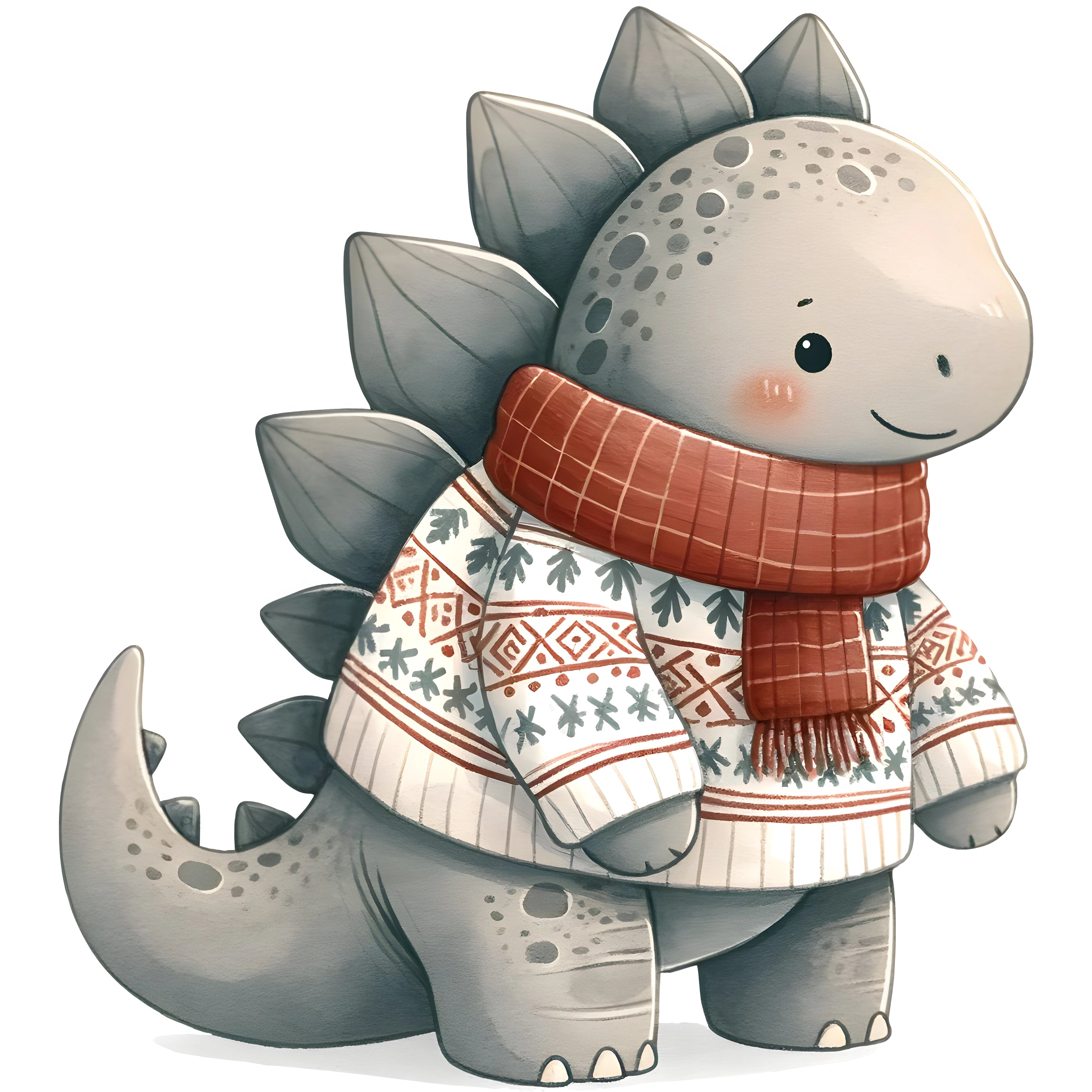 Bügelbild Dino Frostfreund