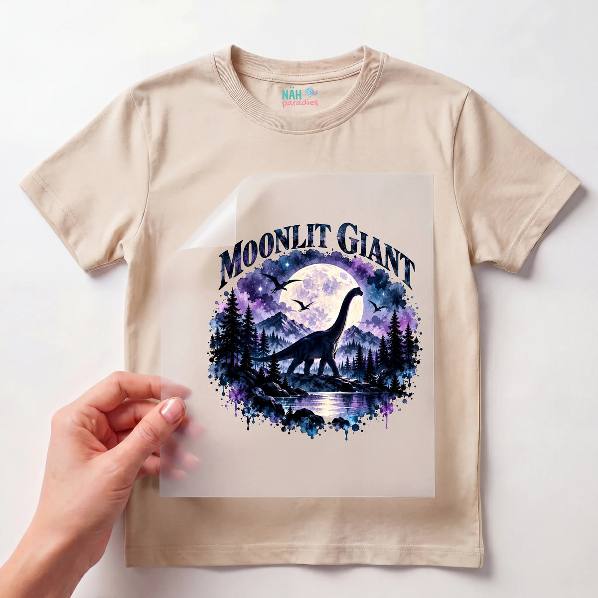 Bügelbild Dinosaurier Moonlit Giant