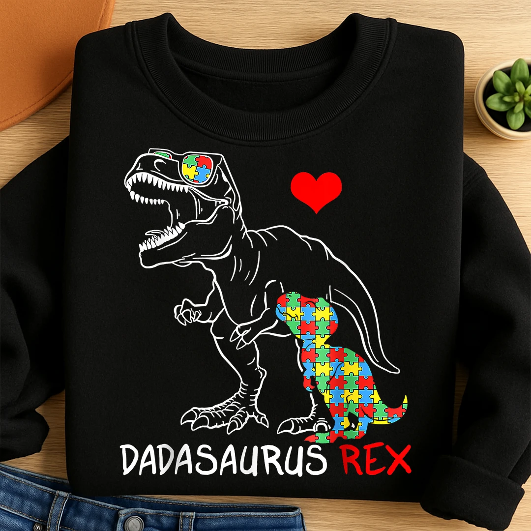 Bügelbild Dinosaurier Papa Dadasaurus Rex