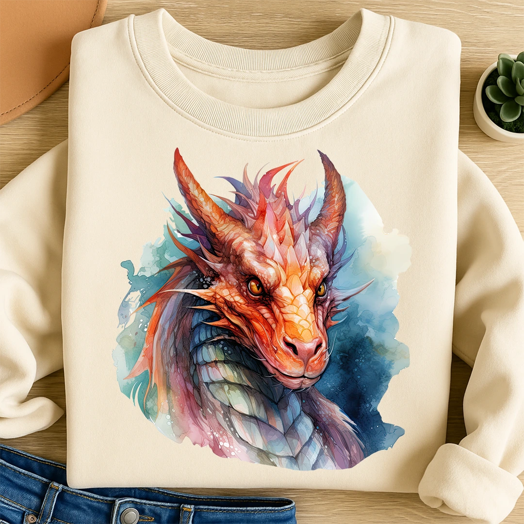 Bügelbild Drache Drakomir