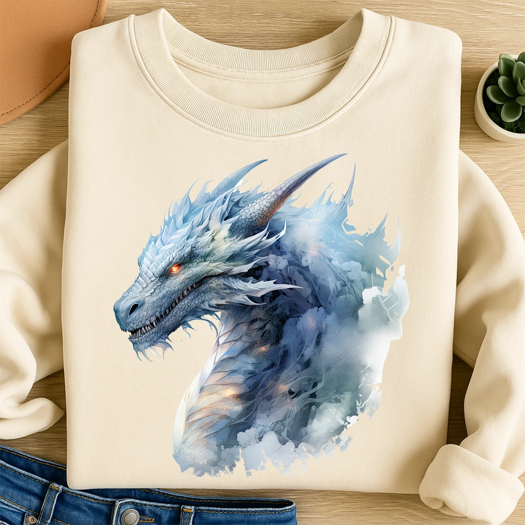 Bügelbild Drache Egon