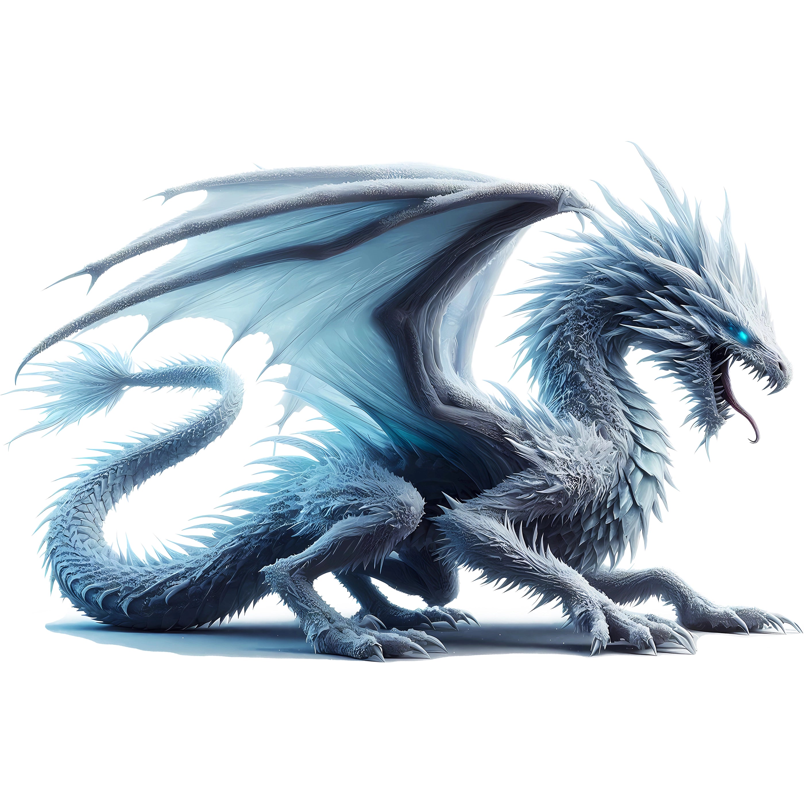 Bügelbild Drache Eiswind