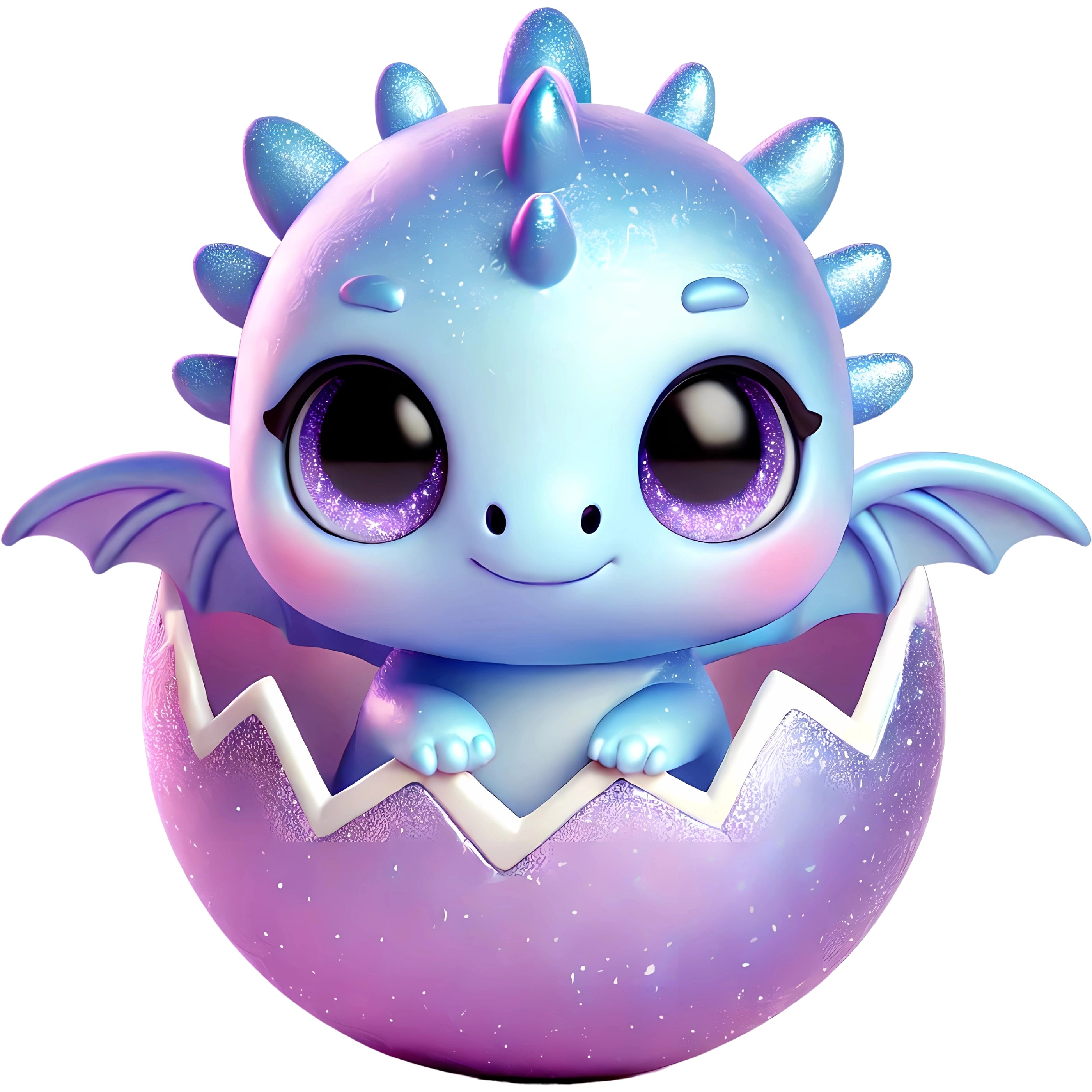 Bügelbild Drache Lilaschlüpfling