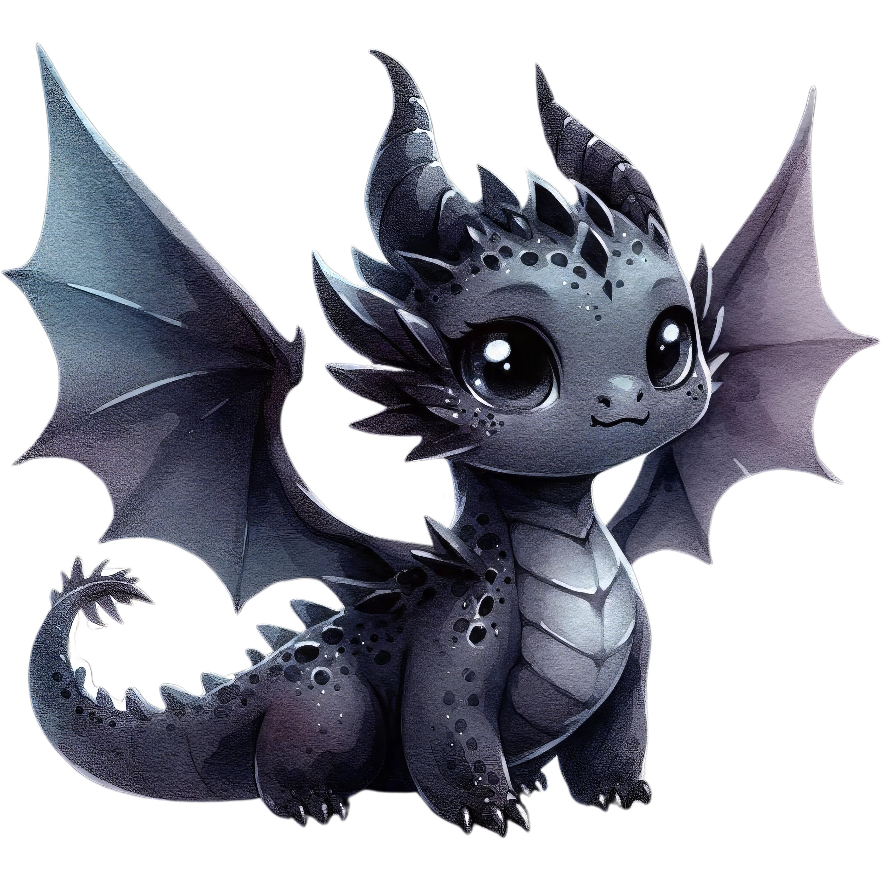 Bügelbild Drache Nachtling