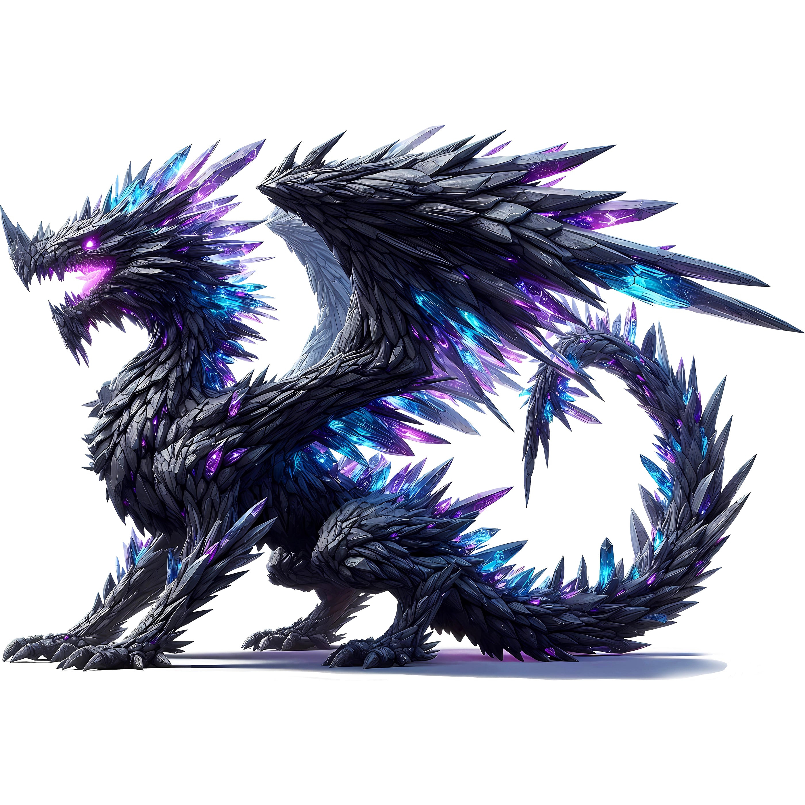 Bügelbild Drache Nachtschuppe