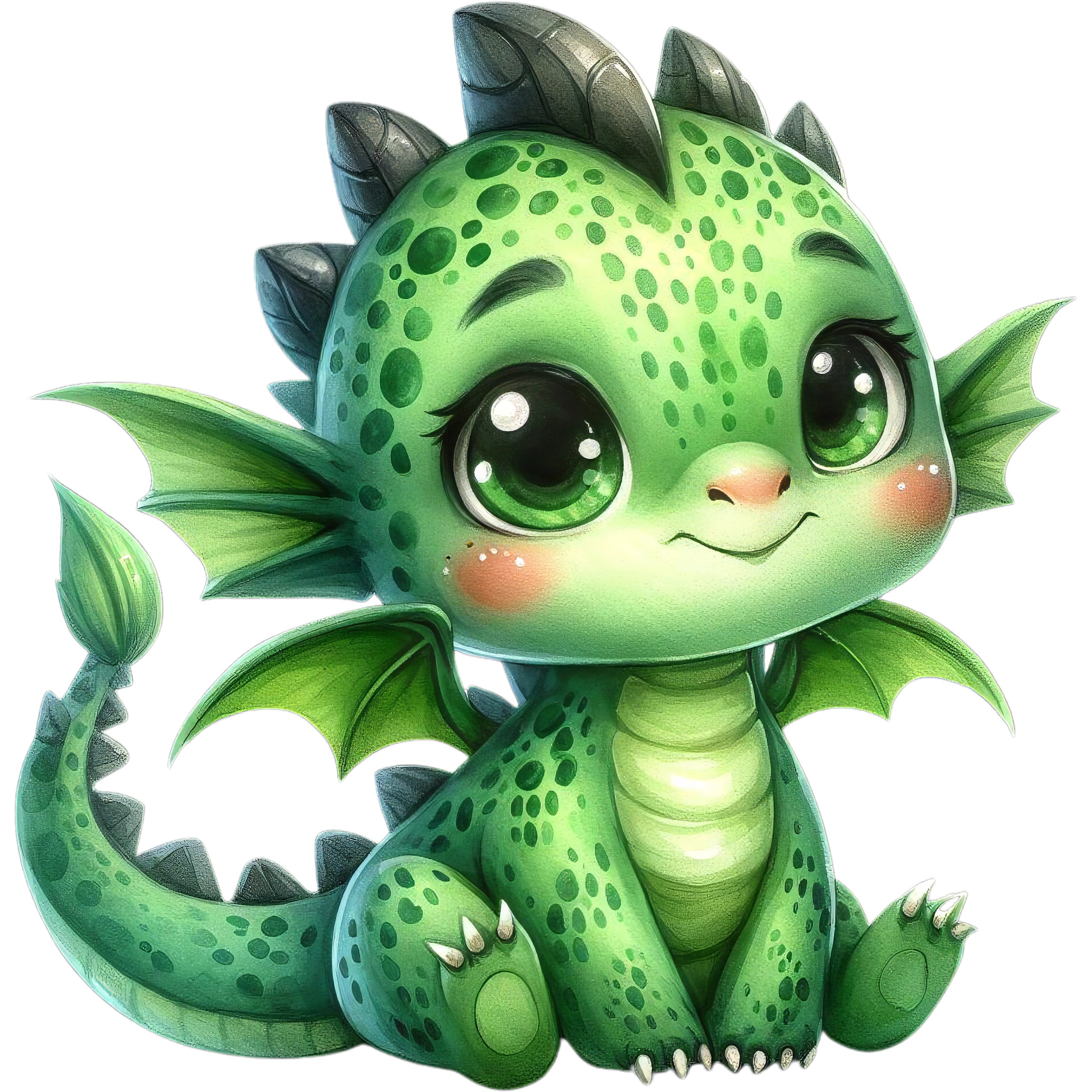 Bügelbild Drache Smaragdkind