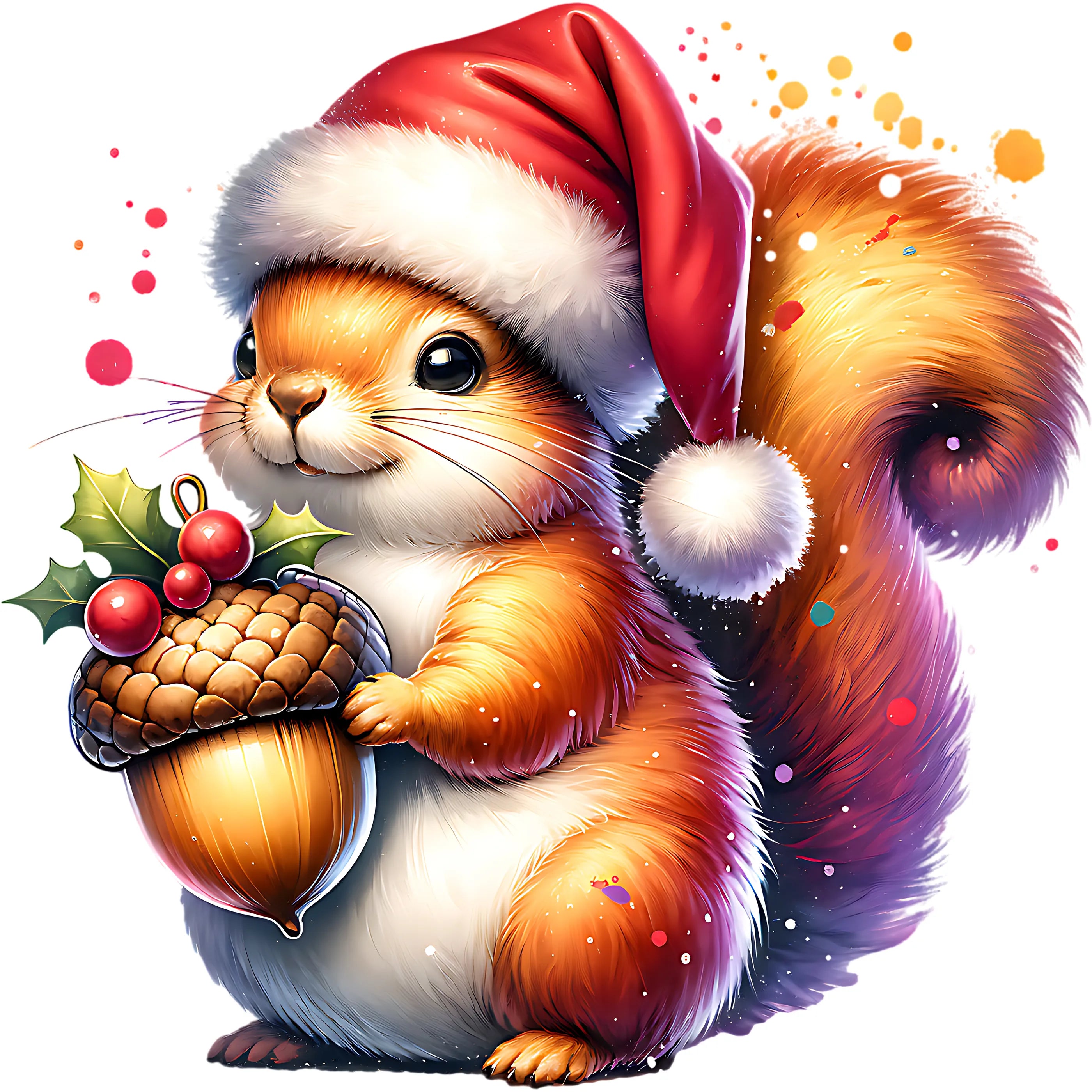 Bügelbild Eichhörnchen Hazel