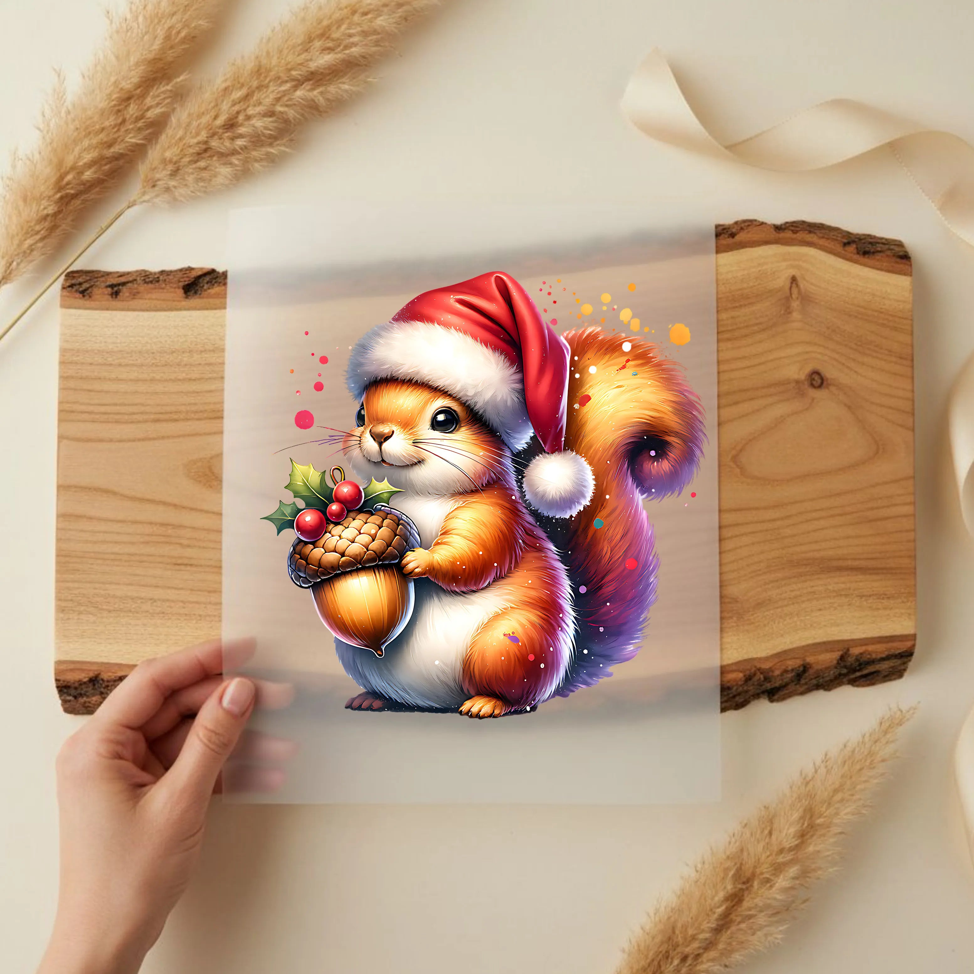 Bügelbild Eichhörnchen Hazel