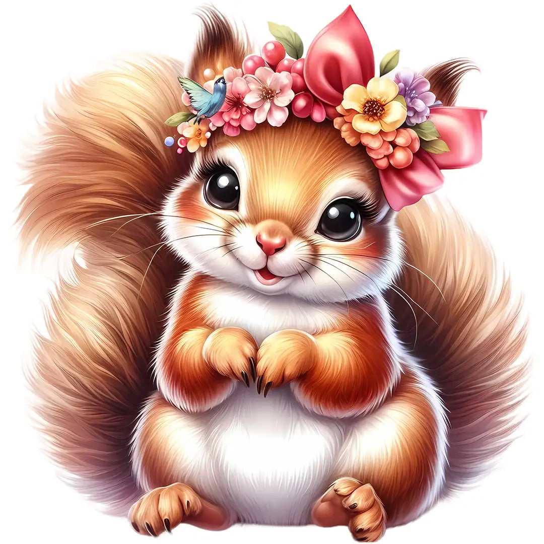 Bügelbild Eichhörnchen Nala Flinkpfötchen - S