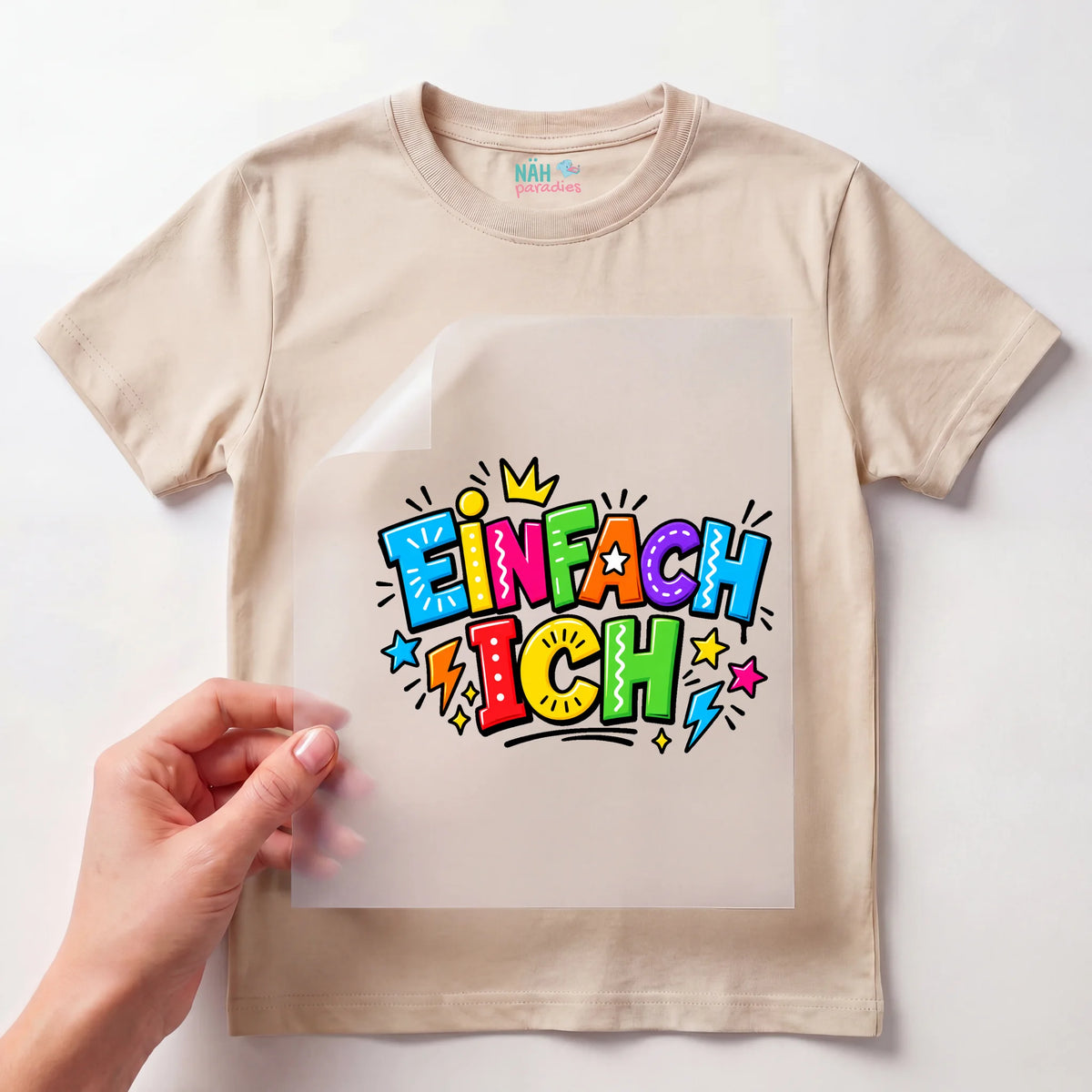 Bügelbild Einfach ich