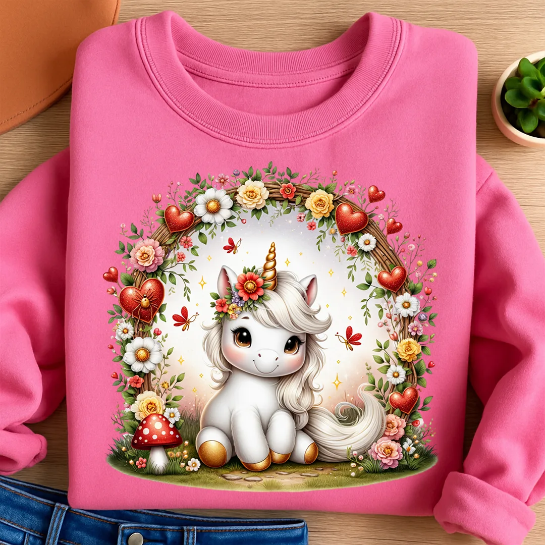 Bügelbild Einhorn Aurelias Naturzauber
