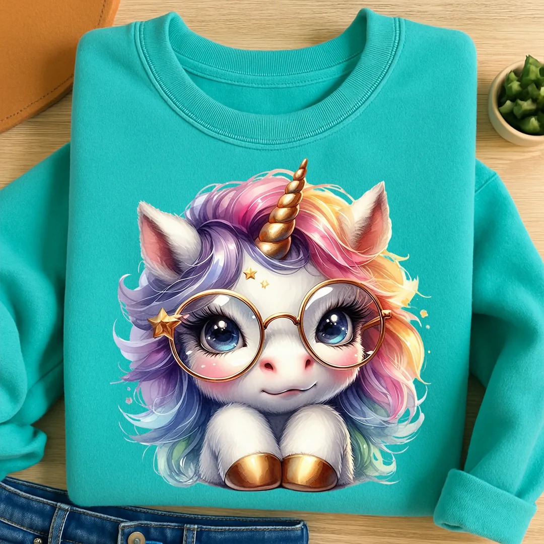 Bügelbild Einhorn Fibi