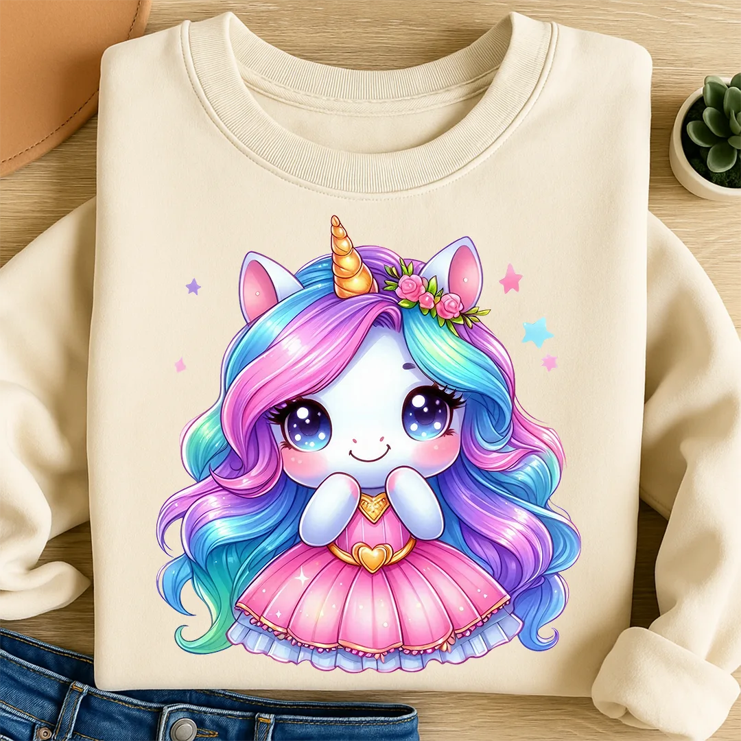 Bügelbild Einhorn Joy Glitzerträumchen