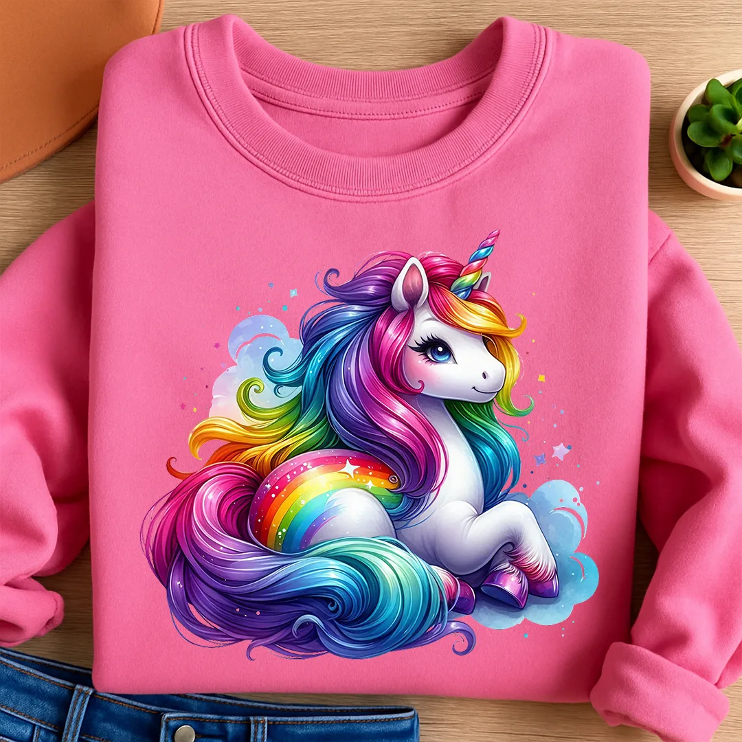 Bügelbild Einhorn Nia Buntmagie