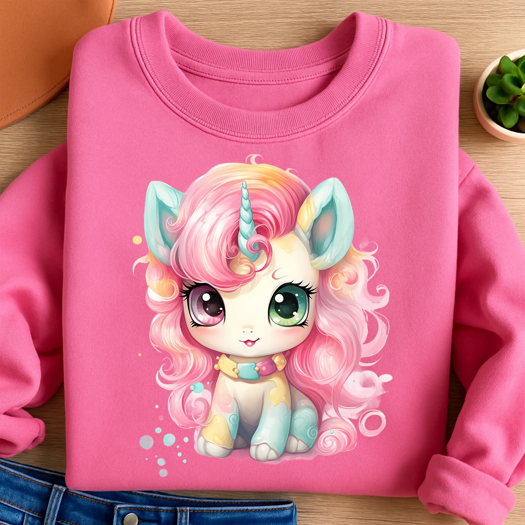 Bügelbild Einhorn Pinky