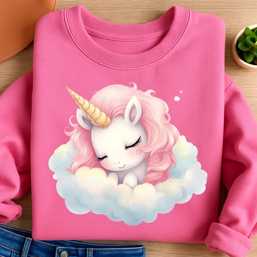 Bügelbild Einhorn Träumchen