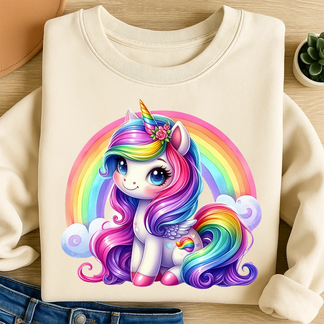 Bügelbild Einhorn Zoey Magiebogen