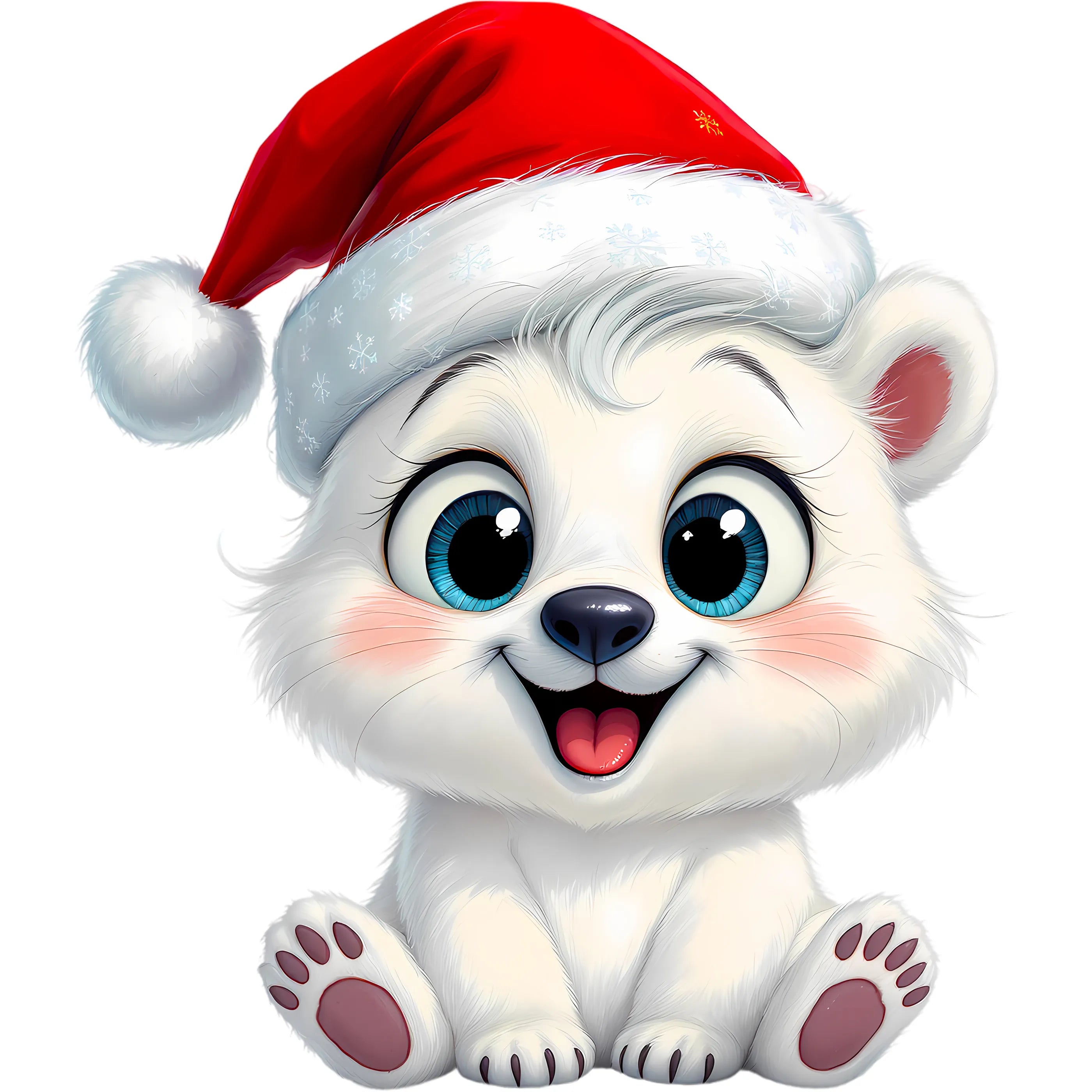 Bügelbild Eisbär Winterglück