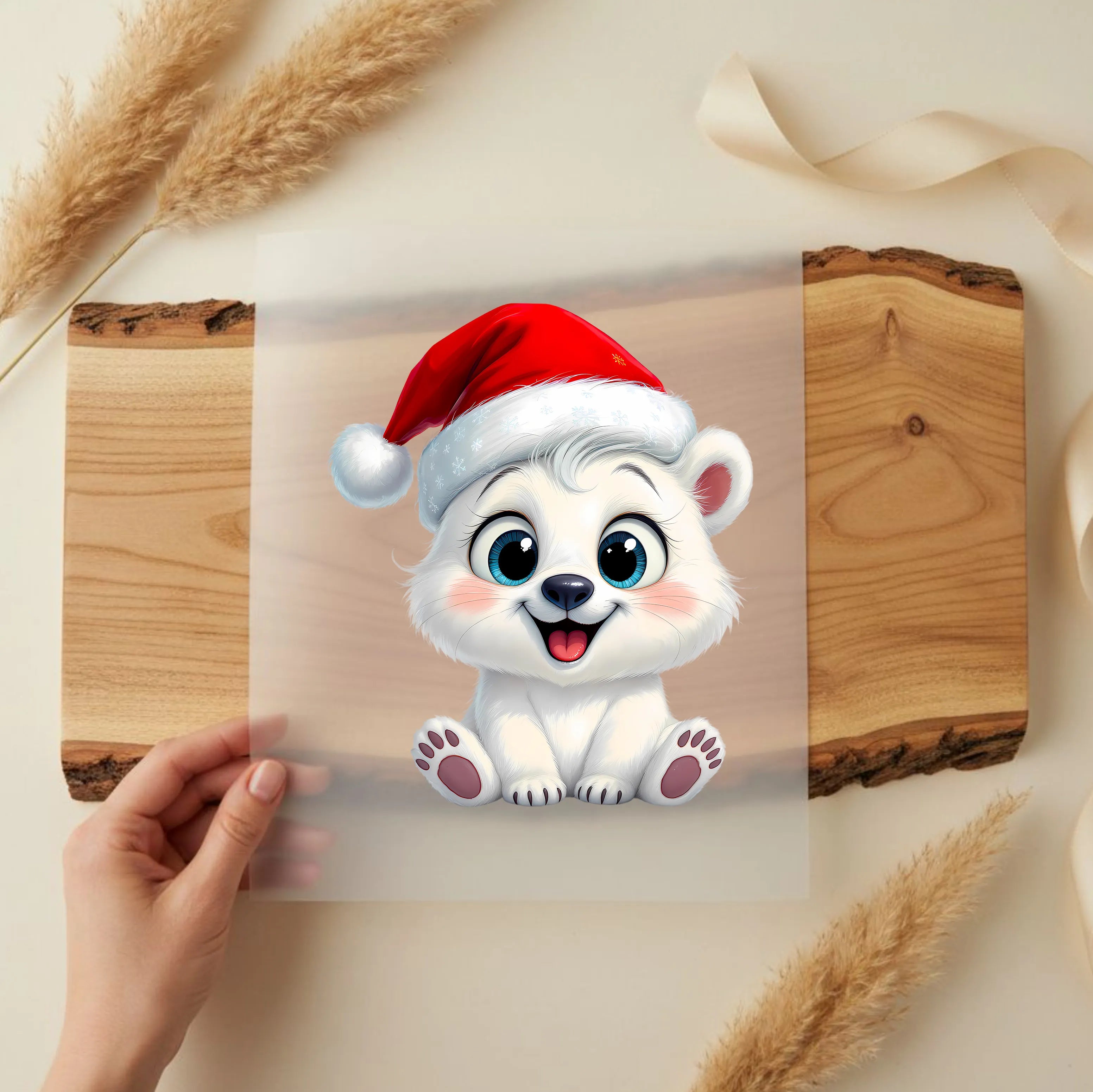 Bügelbild Eisbär Winterglück