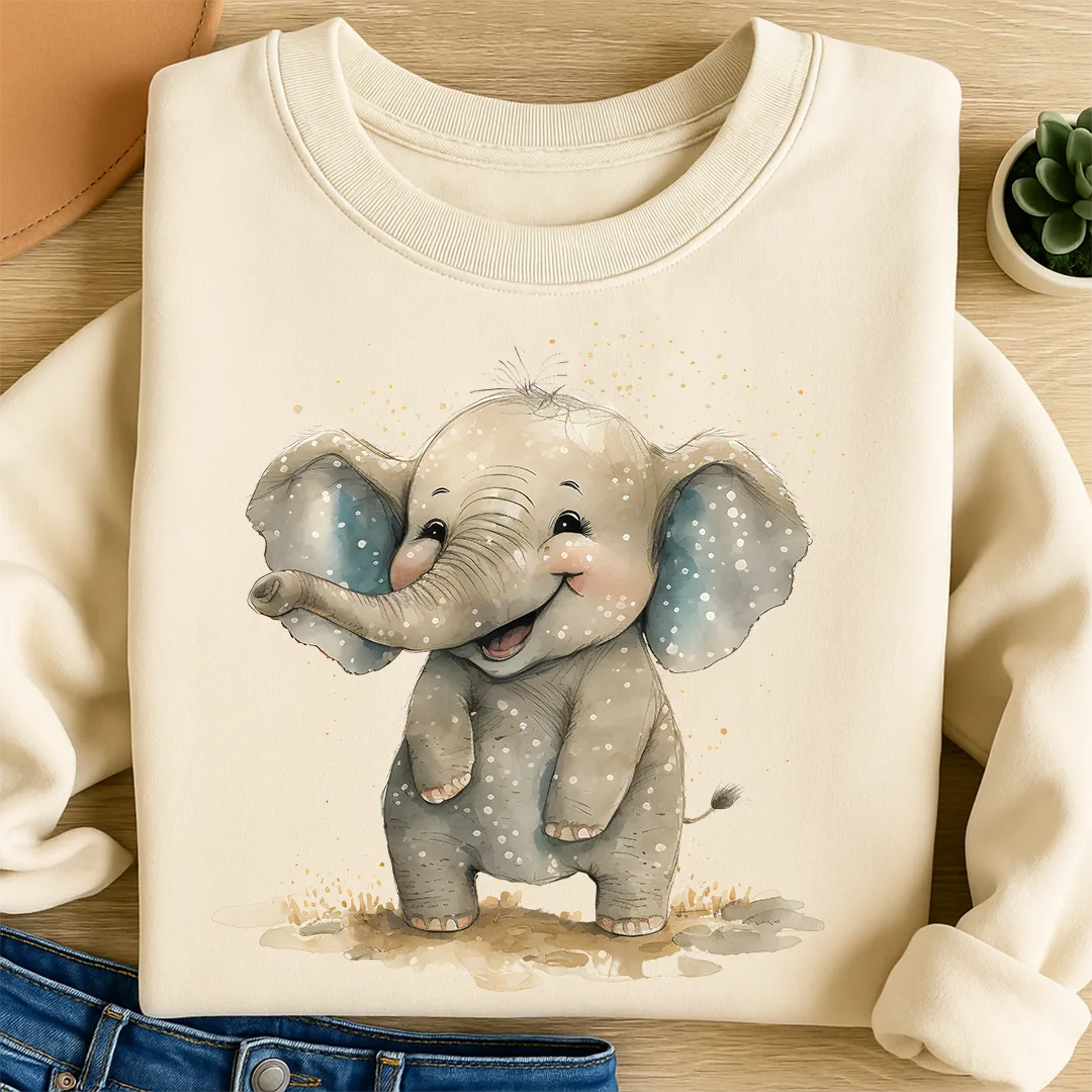 Bügelbild Elefant