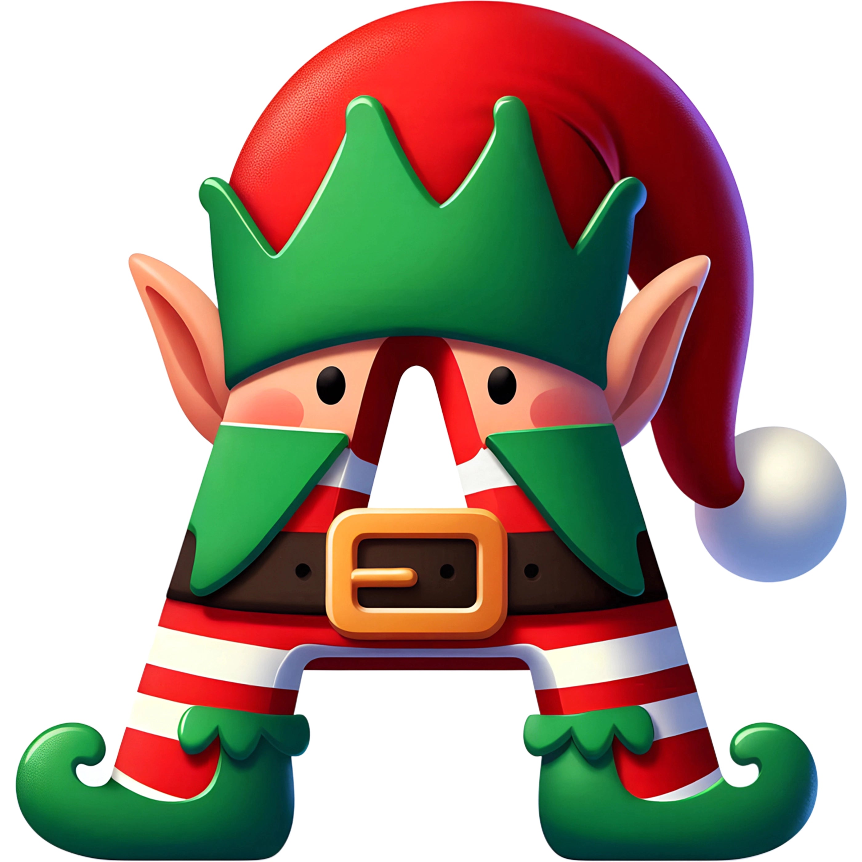 Bügelbild Elfen Buchstaben & Zahlen