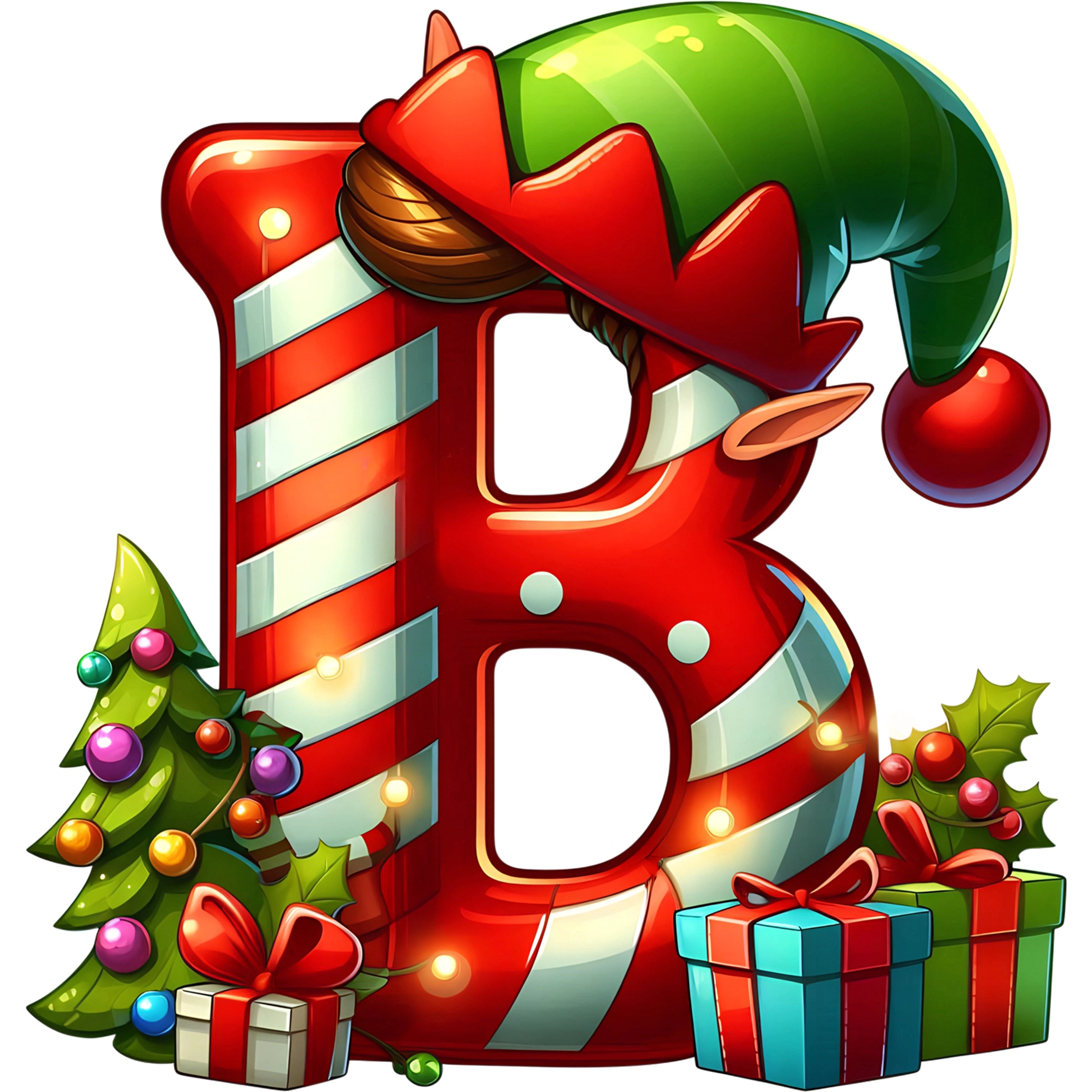 Bügelbild Elfen Buchstaben & Zahlen